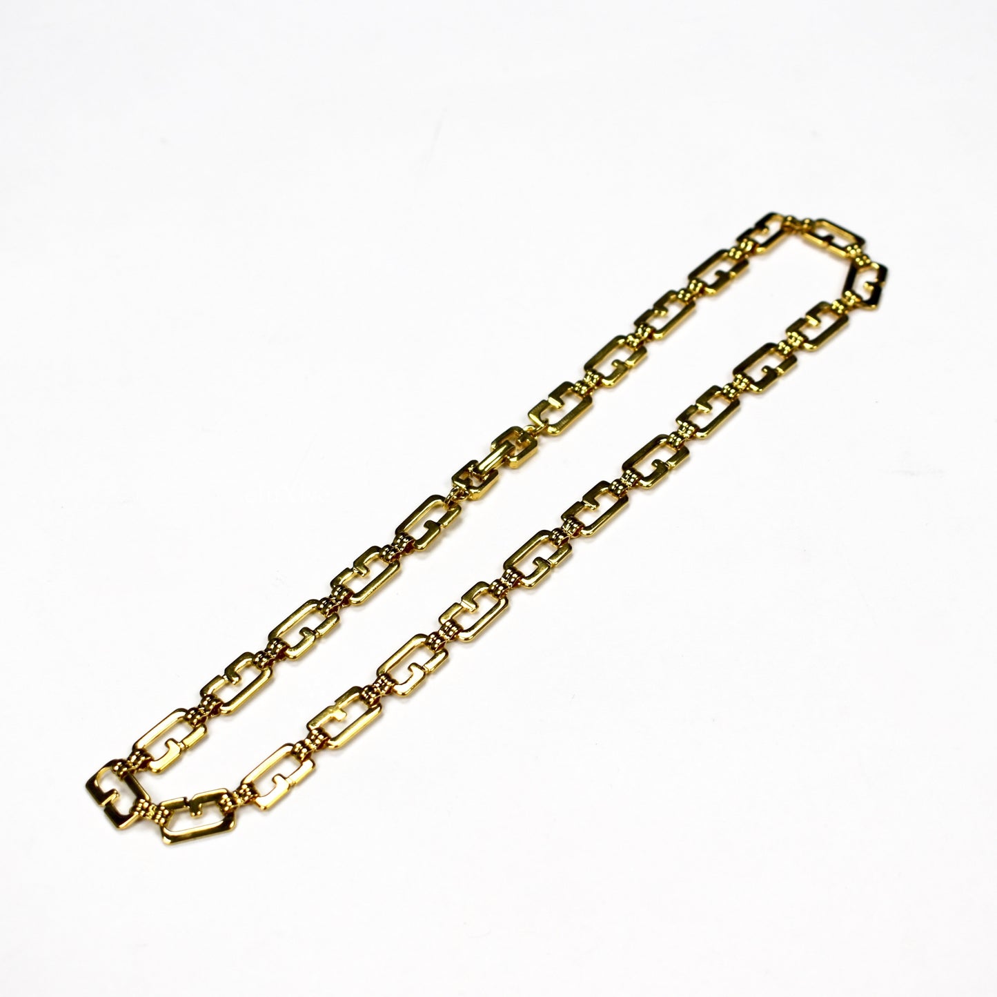 Givenchy - 16.5" Gold Logo Chain Necklace