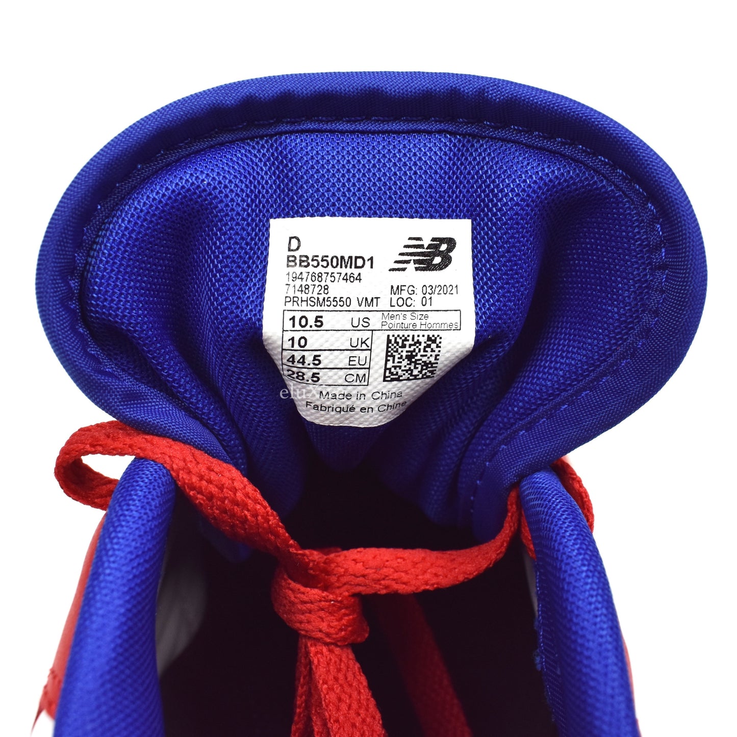 New Balance - 550 Basketball Sneakers (Red/Blue)