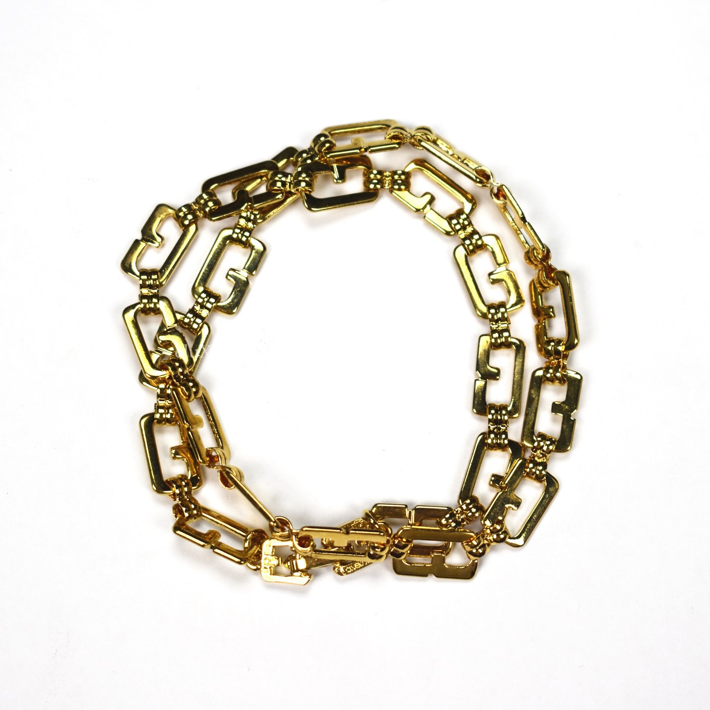 Givenchy - 16.5" Gold Logo Chain Necklace