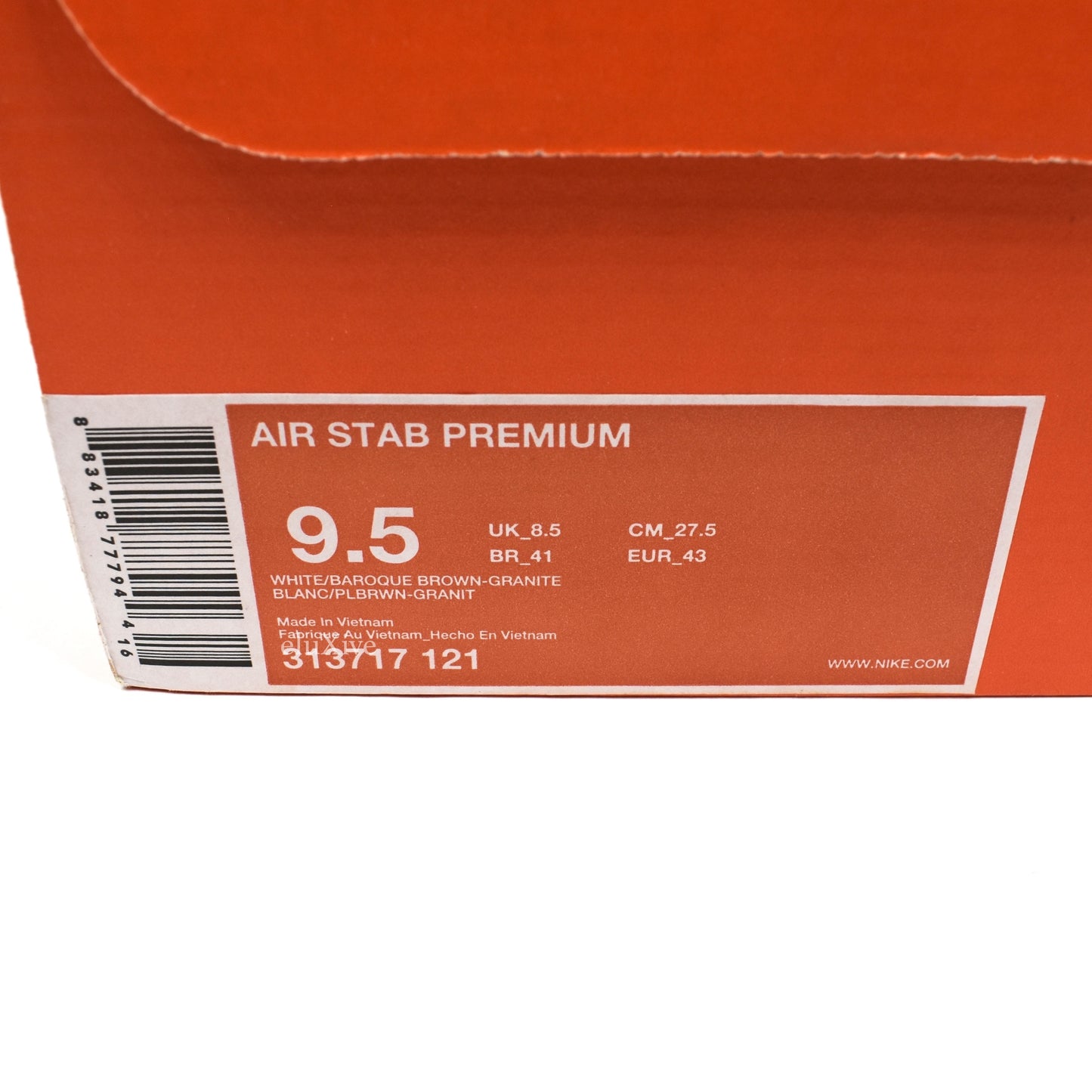 Nike - Air Stab Premium 'Escape' (White/Baroque Brown)