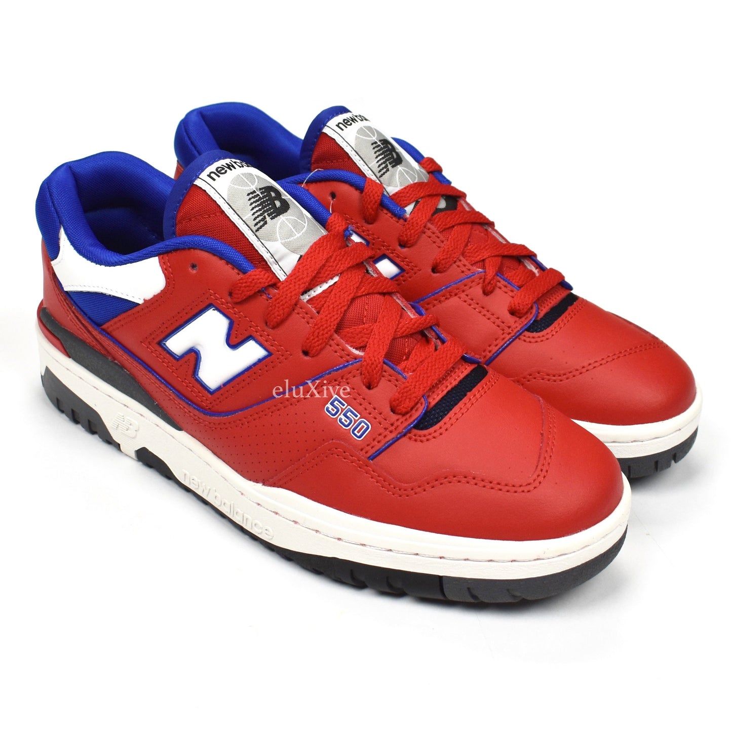 New Balance - 550 Basketball Sneakers (Red/Blue)