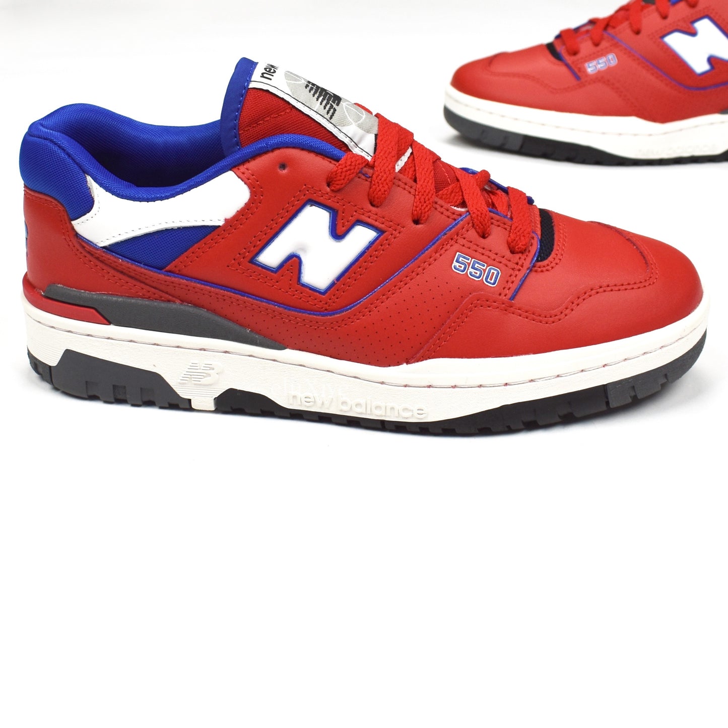 New Balance - 550 Basketball Sneakers (Red/Blue)