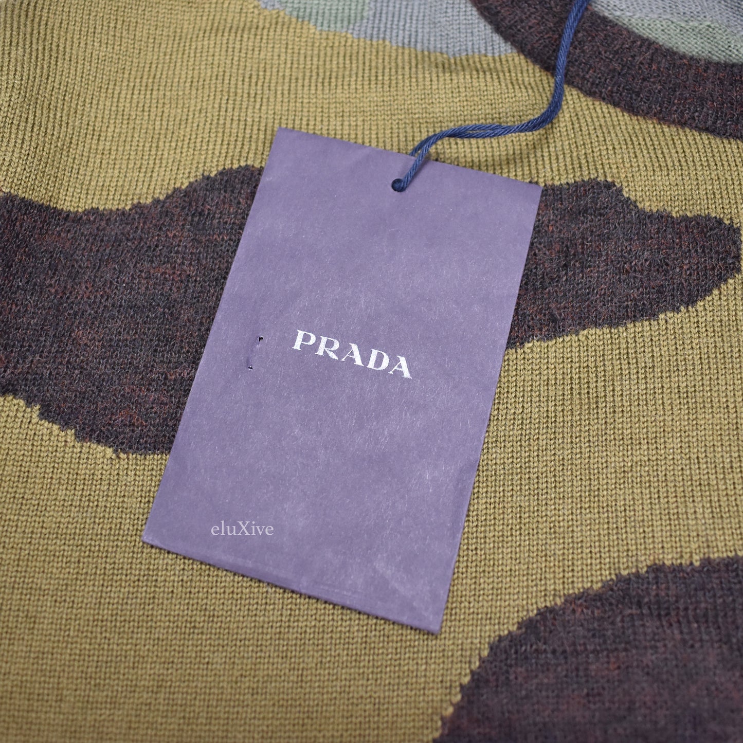 Prada - Camo Knit Wool Sweater
