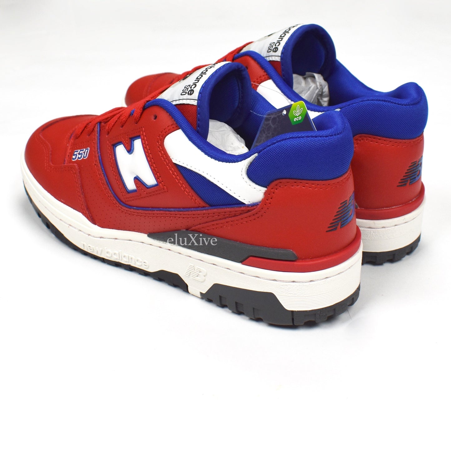 New Balance - 550 Basketball Sneakers (Red/Blue)