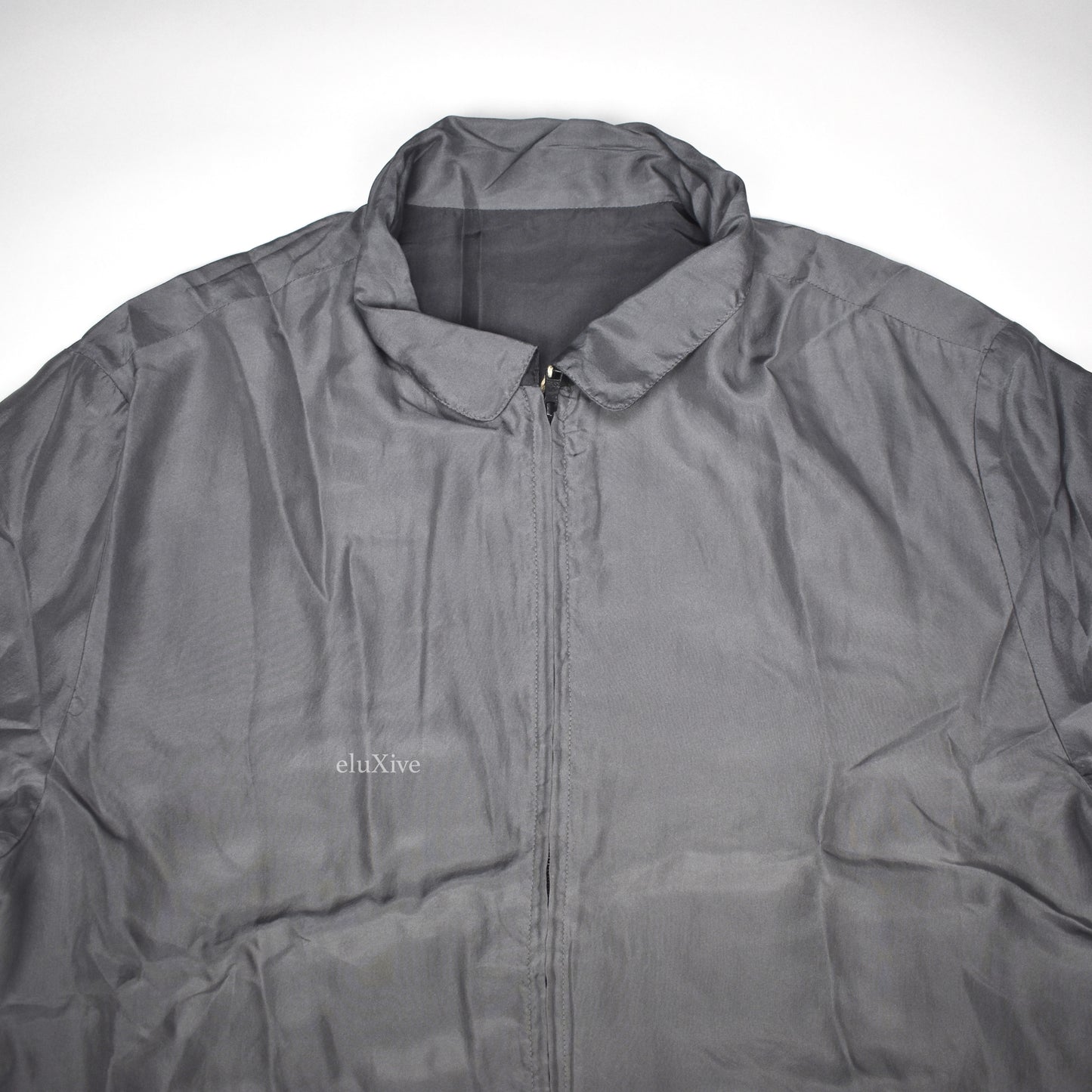 Dolce & Gabbana - Gray Reversible Silk Jacket
