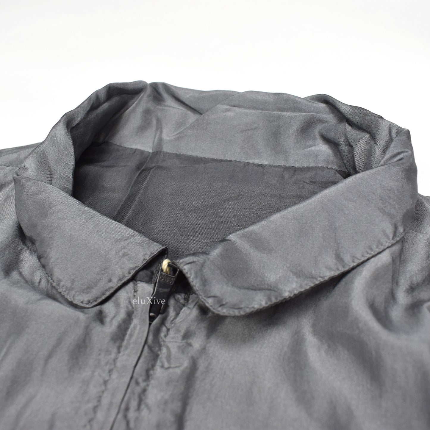 Dolce & Gabbana - Gray Reversible Silk Jacket