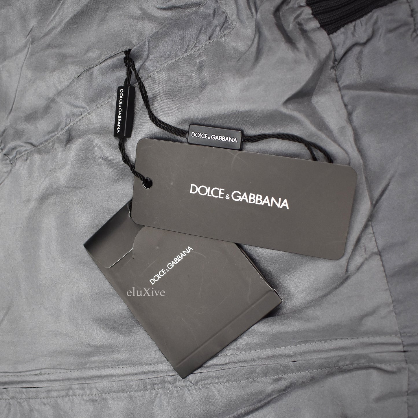 Dolce & Gabbana - Gray Reversible Silk Jacket