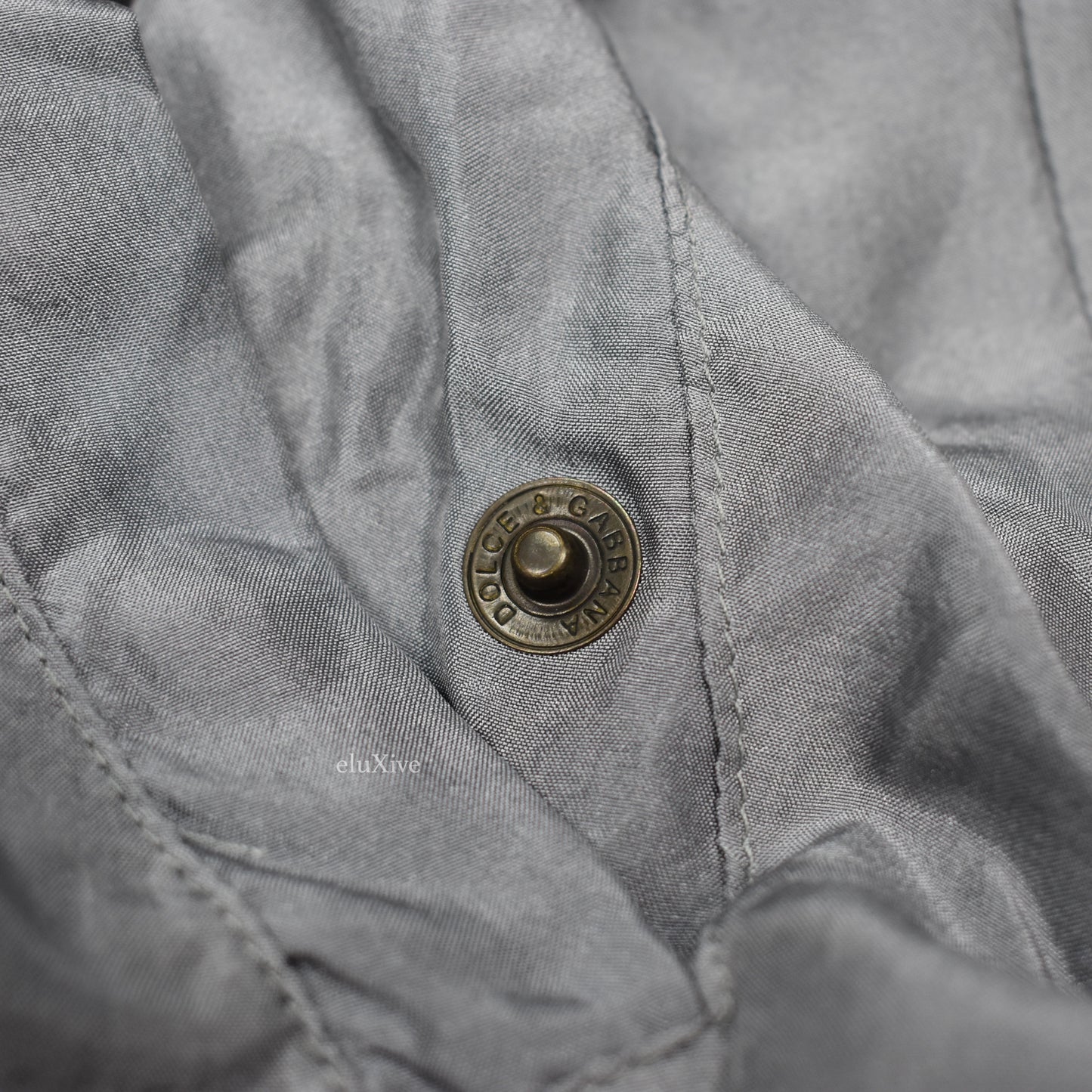 Dolce & Gabbana - Gray Reversible Silk Jacket