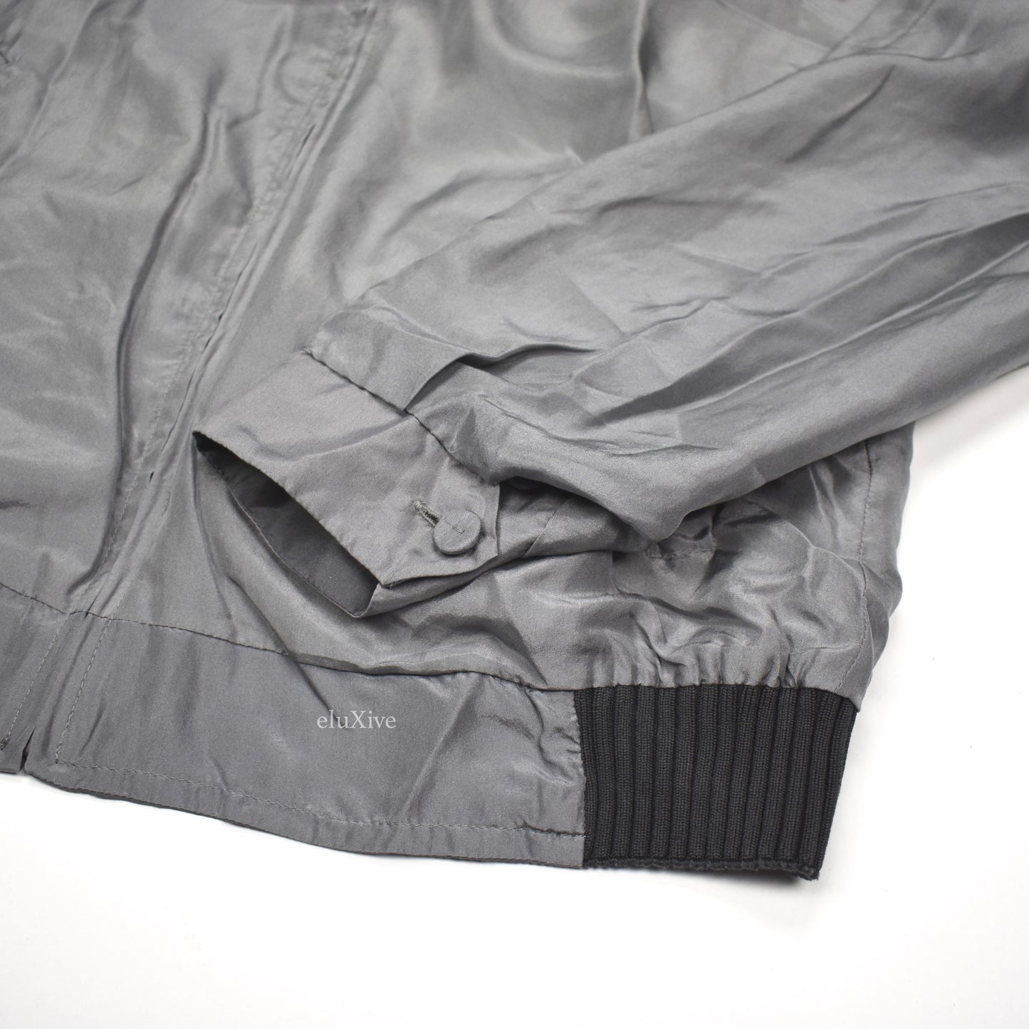 Dolce & Gabbana - Gray Reversible Silk Jacket