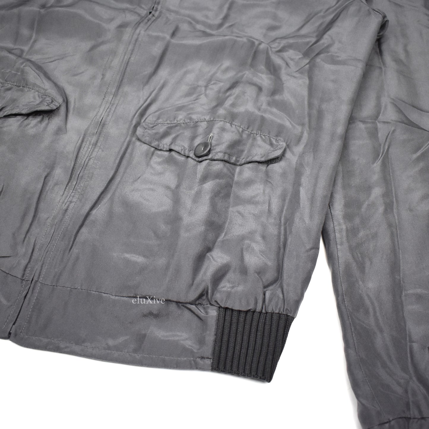 Dolce & Gabbana - Gray Reversible Silk Jacket