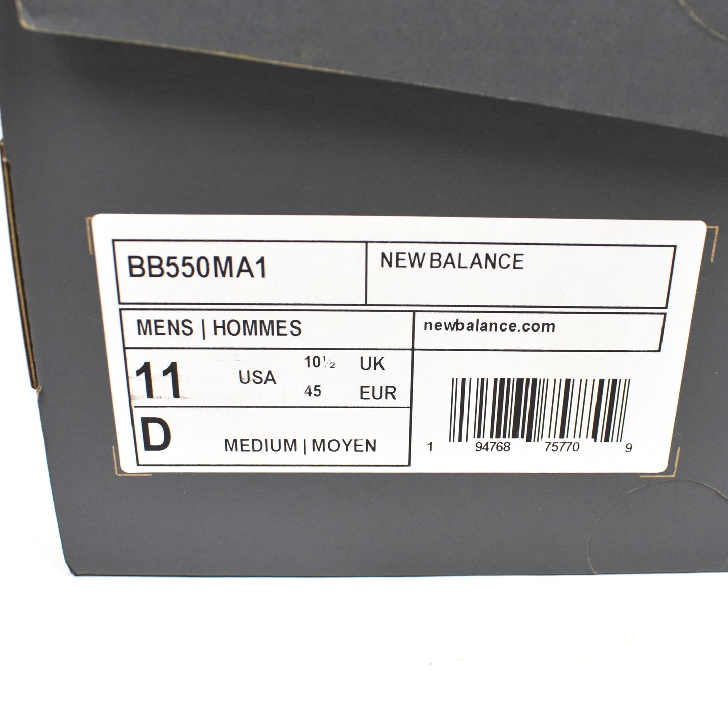 New Balance - 550 Basketball Sneakers (Navy/Yellow)
