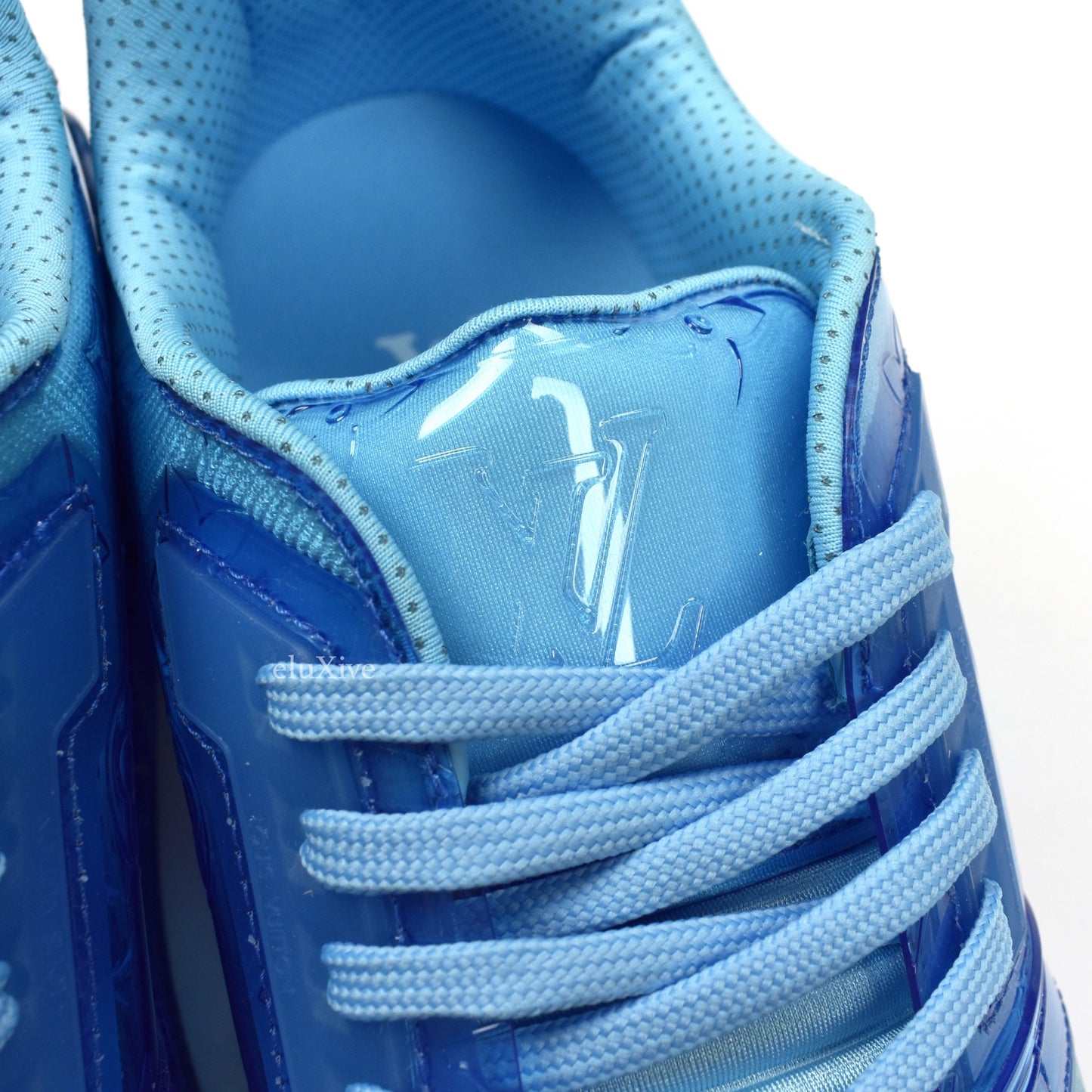 Louis Vuitton - Transparent Blue Trainer Sneakers