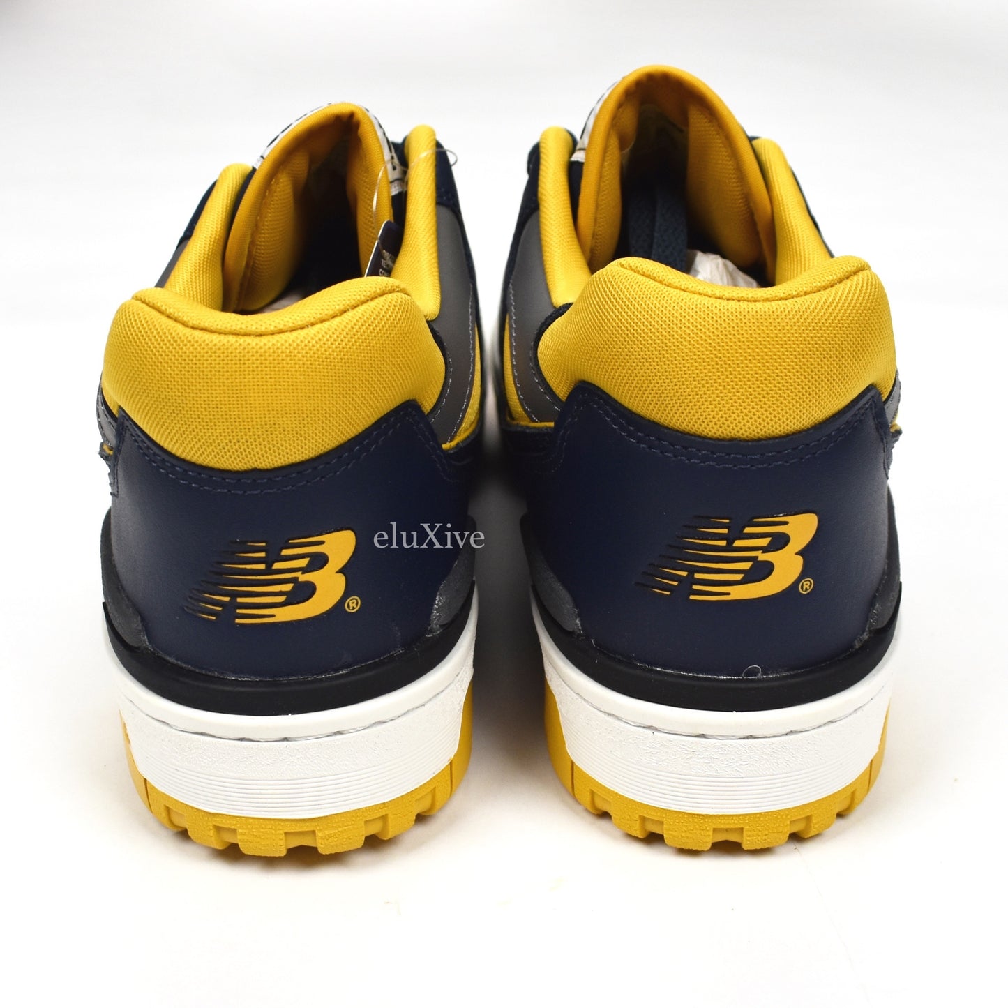 New Balance - 550 Basketball Sneakers (Navy/Yellow)