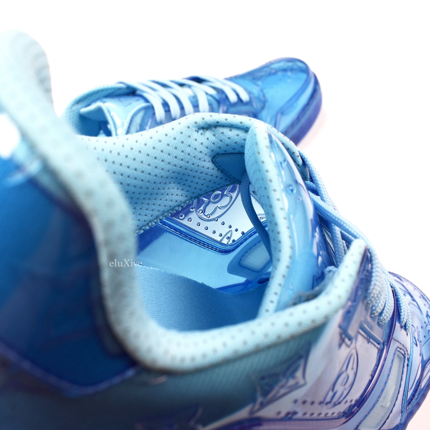 Louis Vuitton - Transparent Blue Trainer Sneakers
