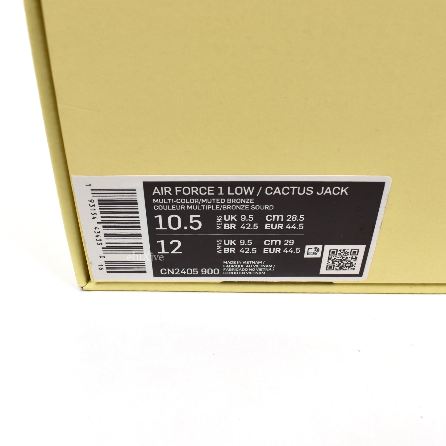 Nike x Travis Scott - Air Force 1 Low 'Cactus Jack'