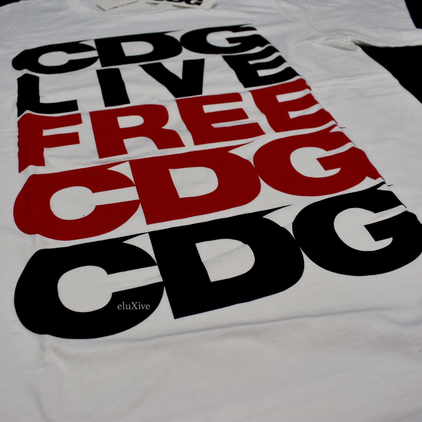 Comme des Garcons - CDG Live Free Logo T-Shirt
