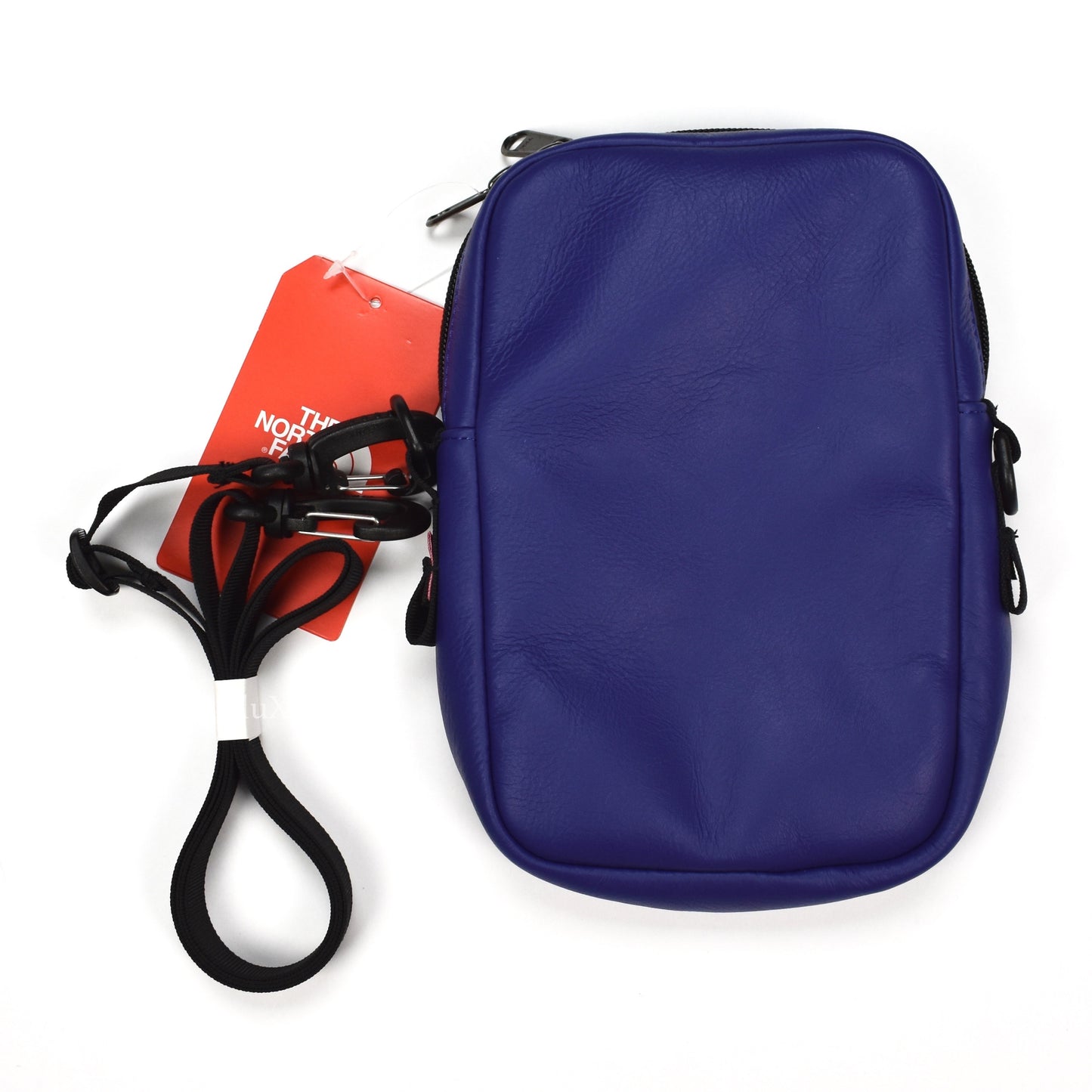 Supreme x The North Face - Blue Leather Shoulder Bag