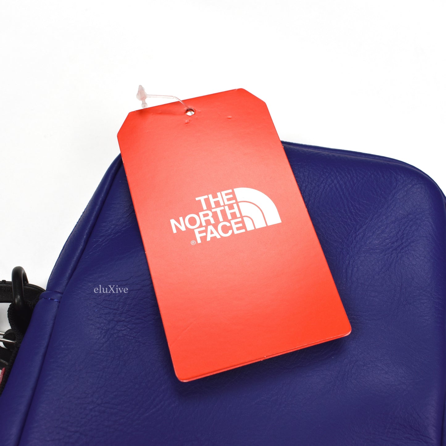 Supreme x The North Face - Blue Leather Shoulder Bag