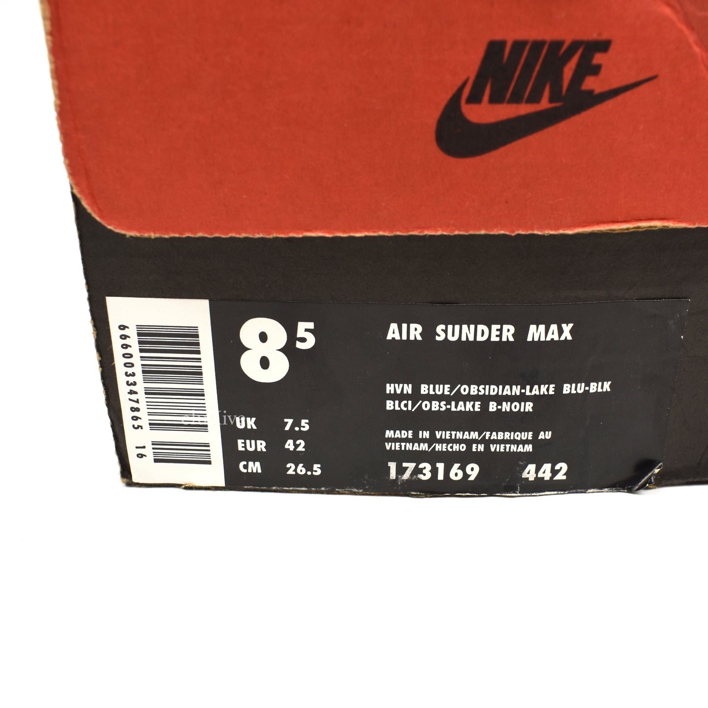 Nike - 1999 Air Sunder Max (Heaven Blue)