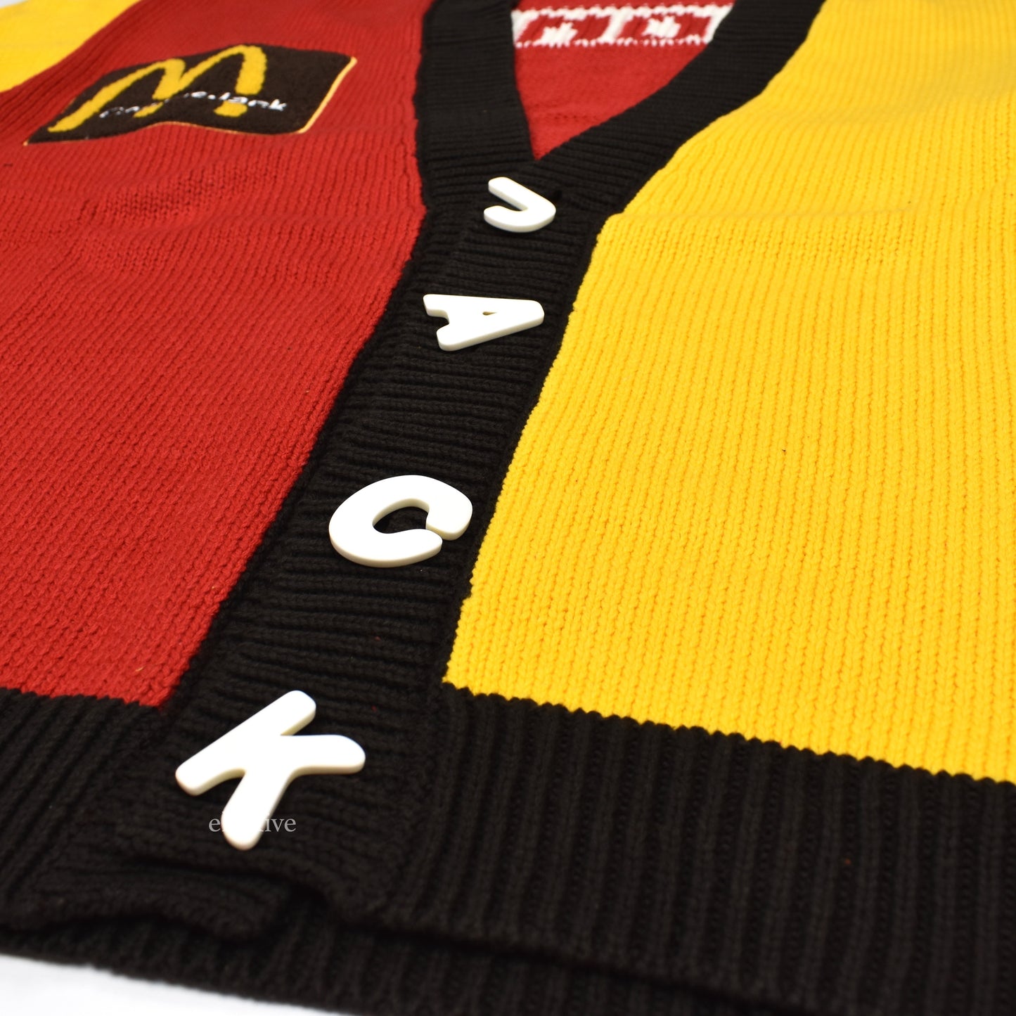 Travis Scott x McDonalds x CPFM - Color Blocked Cardigan