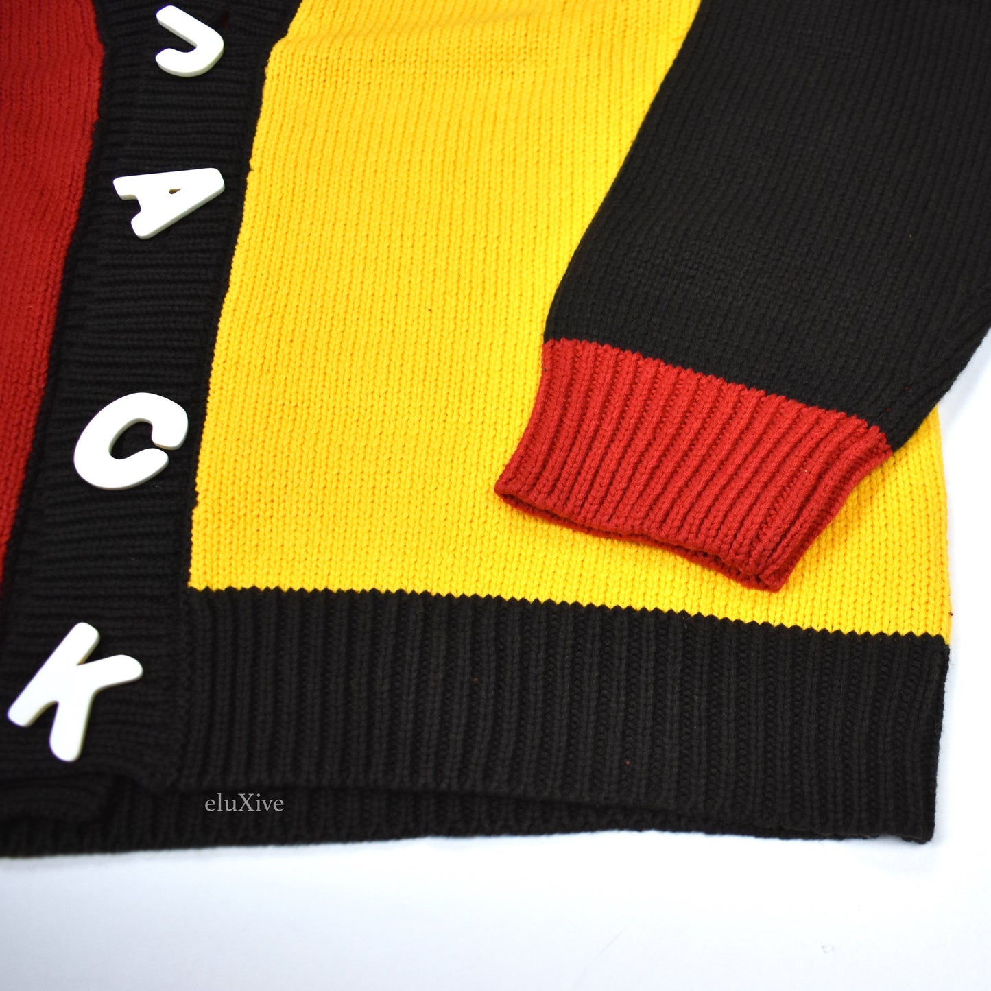 Travis Scott x McDonalds x CPFM - Color Blocked Cardigan