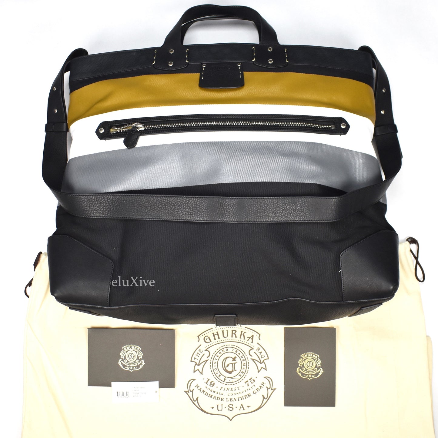 Ghurka - Web Stripe Larsen Bag