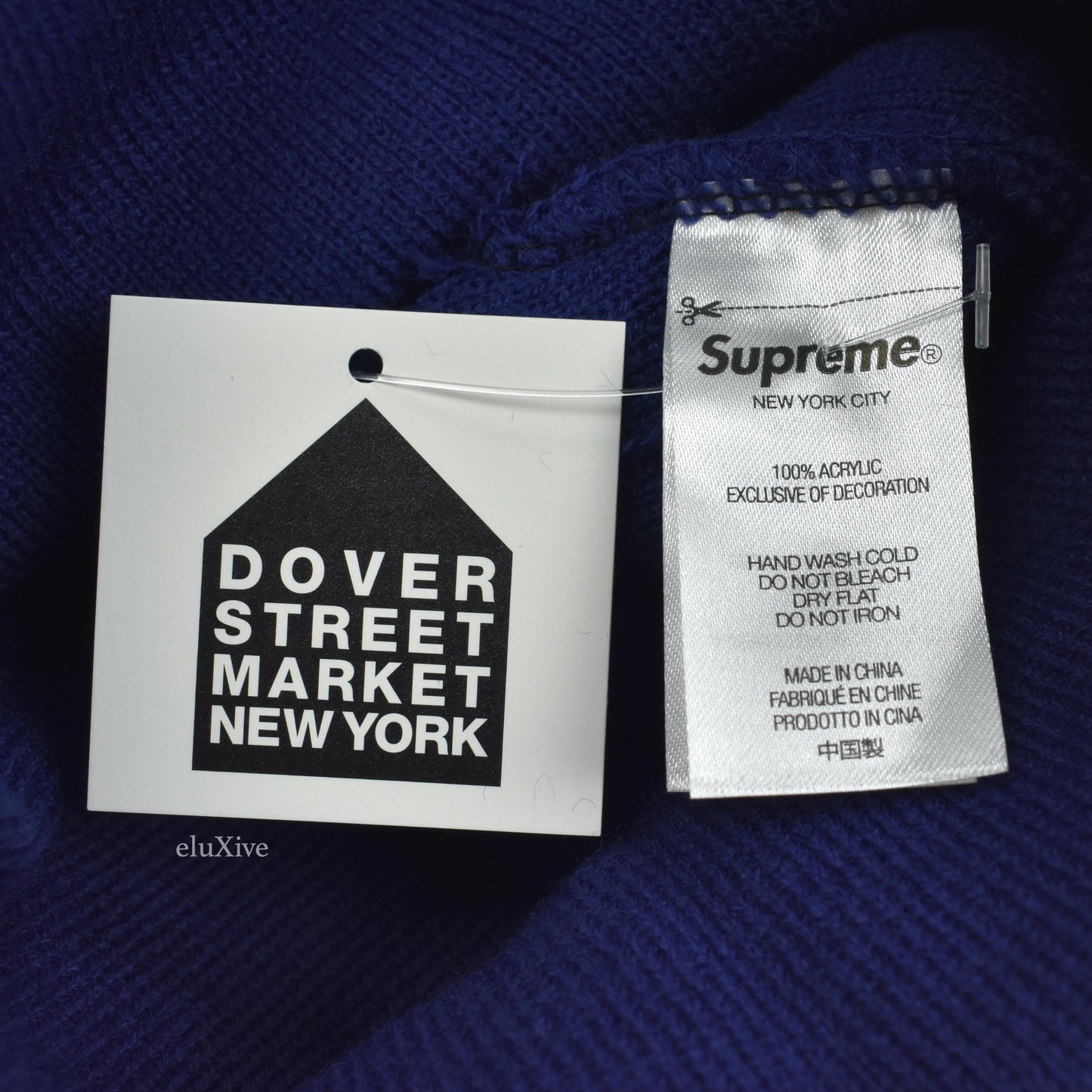 Supreme - Gonz Name Tag Beanie (Navy)