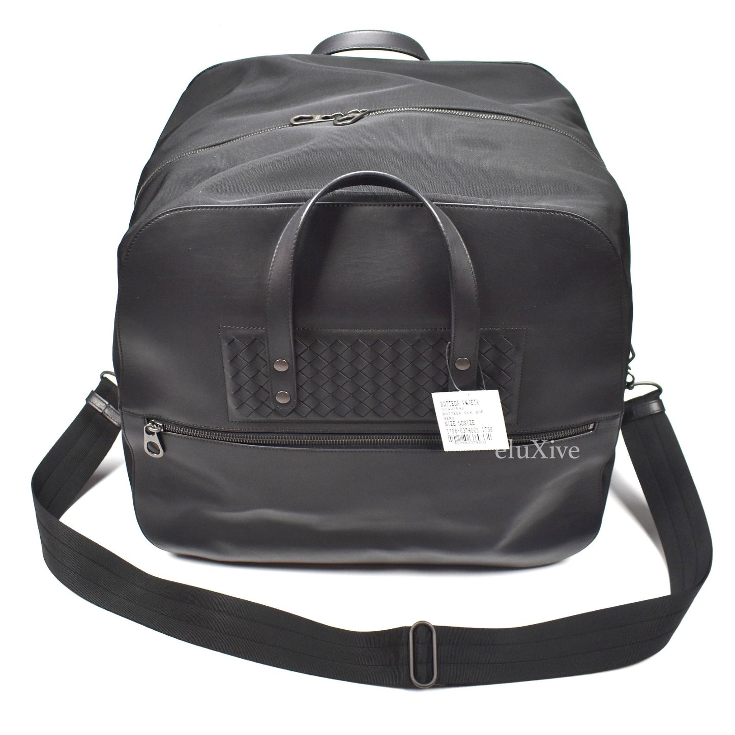 Bottega Veneta - Leather & Nylon Carry On Duffle Bag