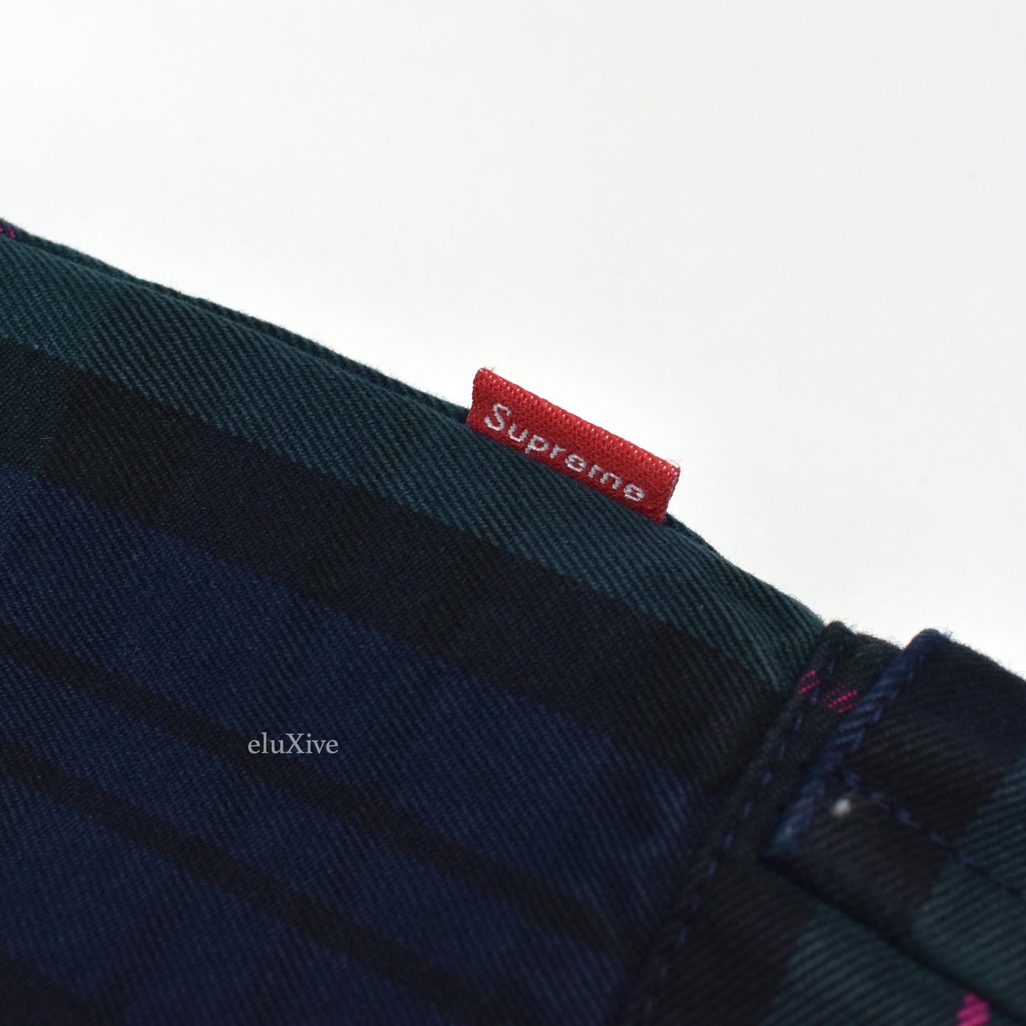 Supreme x Junya Watanabe - Printed Padded Work Jacket (Navy Plaid)