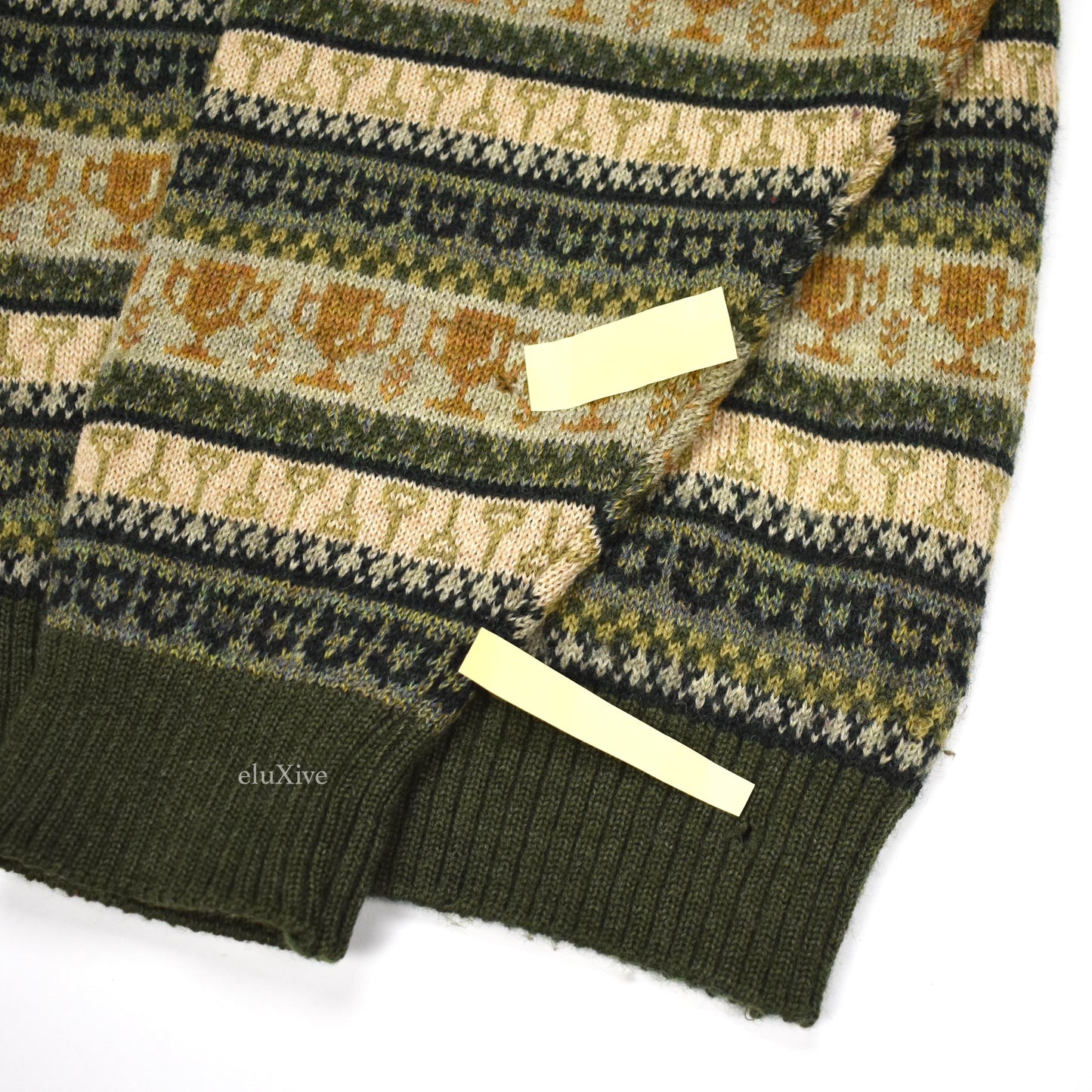 Burberry - Vintage Golf Course Logo Knit Sweater (Green)