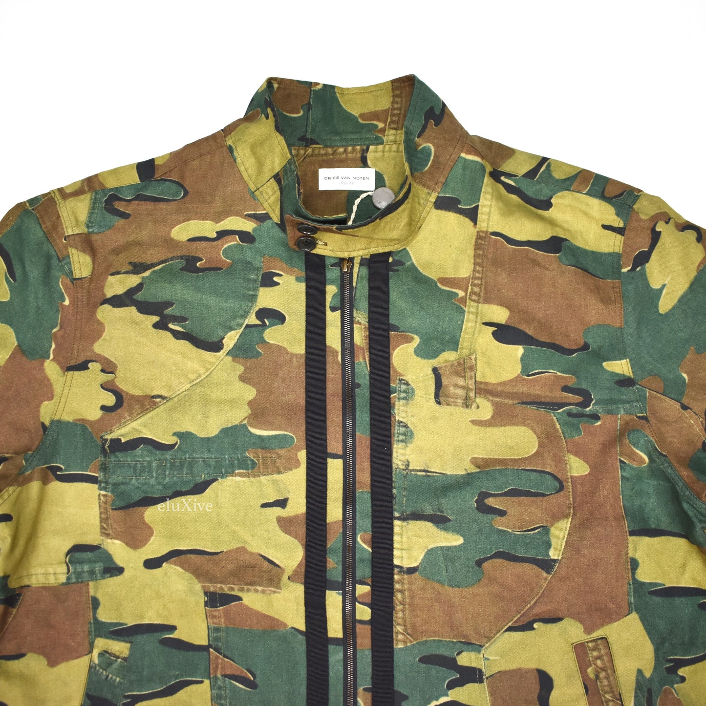 Dries Van Noten - Patchwork Camo Print Jacket
