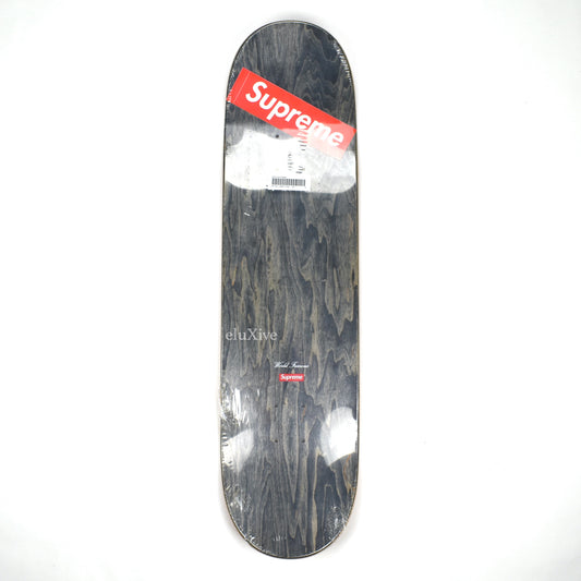 Supreme - Red Shrek Logo Skate Deck