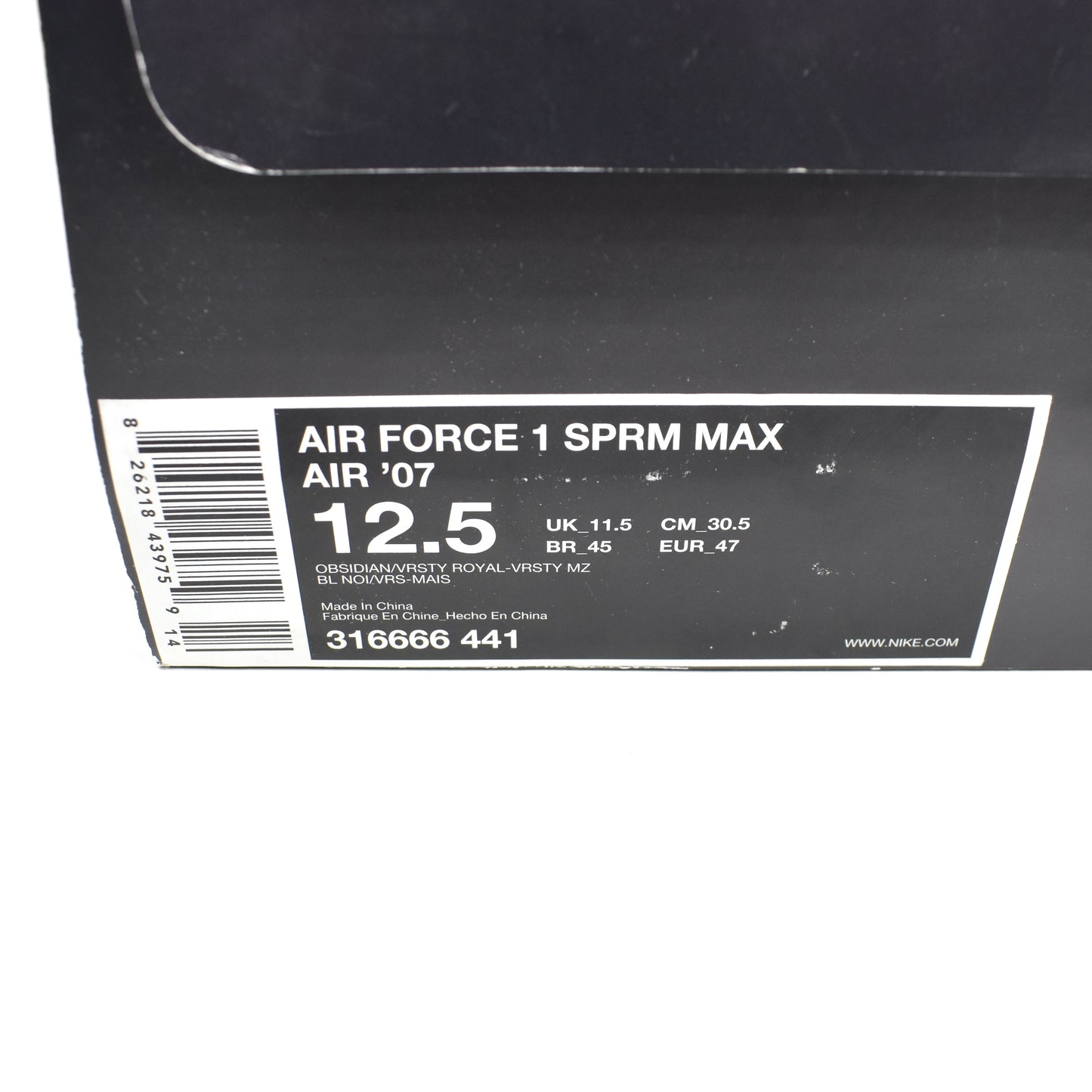 Nike - Air Force 1 SPRM Max '07 'London'