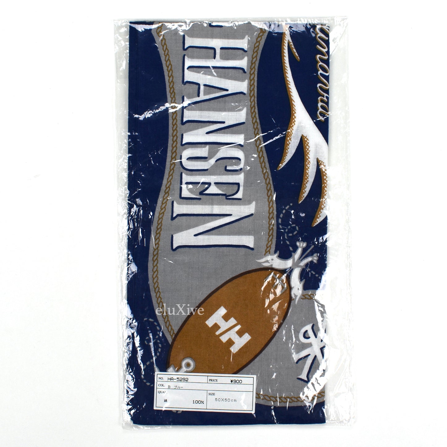 Helly Hansen - Vintage Ship Print Bandana / Scarf