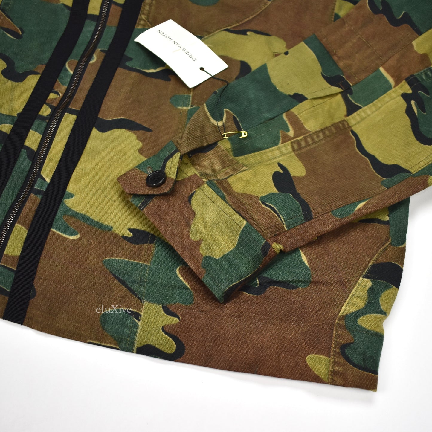 Dries Van Noten - Patchwork Camo Print Jacket