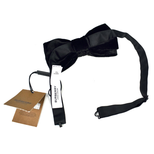 Burberry - Black Velvet Bow Tie