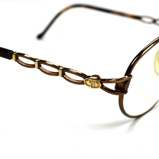 Dior - Vintage Gold Chain Detail Optical Glasses