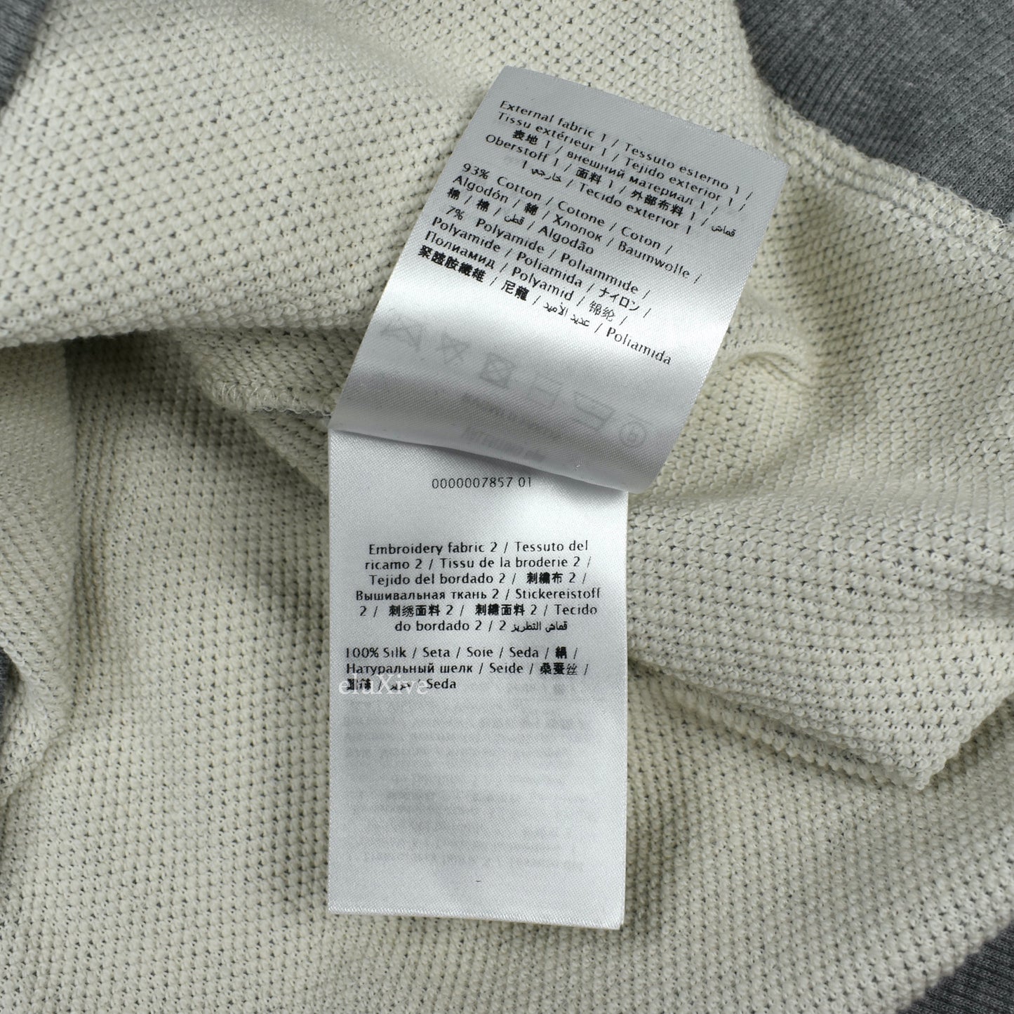 Valentino - Gray Embroidered Wings Sweatshirt