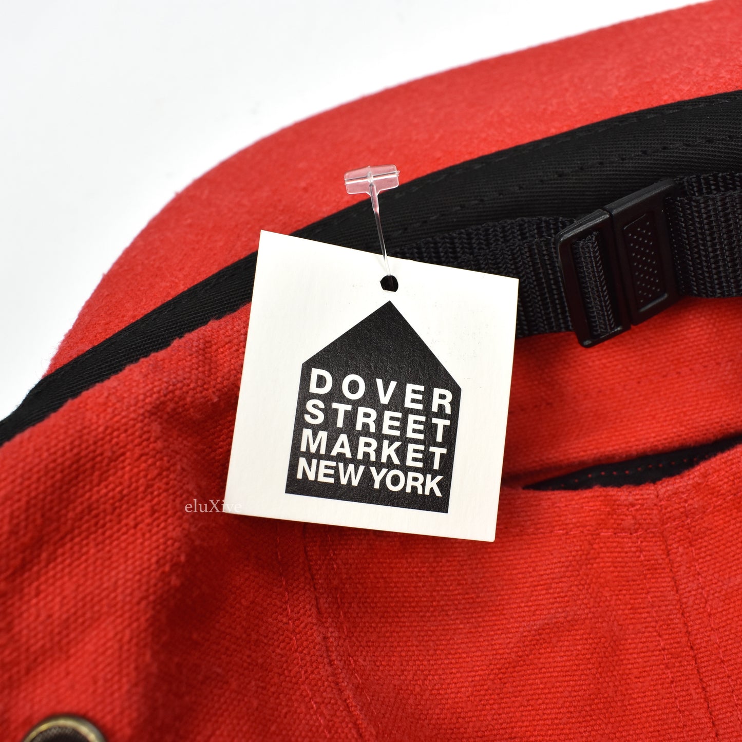 Supreme - Napped Canvas Box Logo Hat (Red)