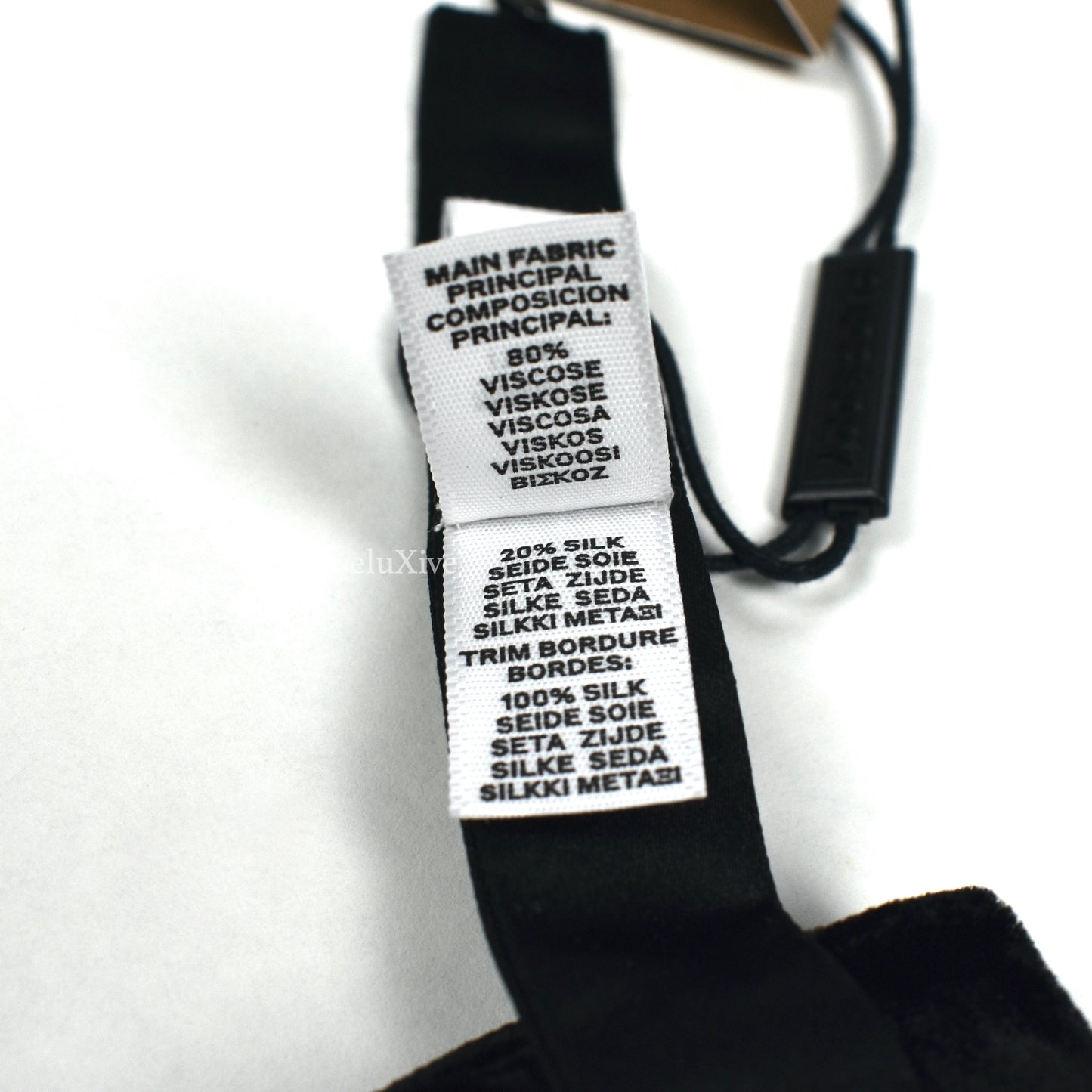 Burberry - Black Velvet Bow Tie