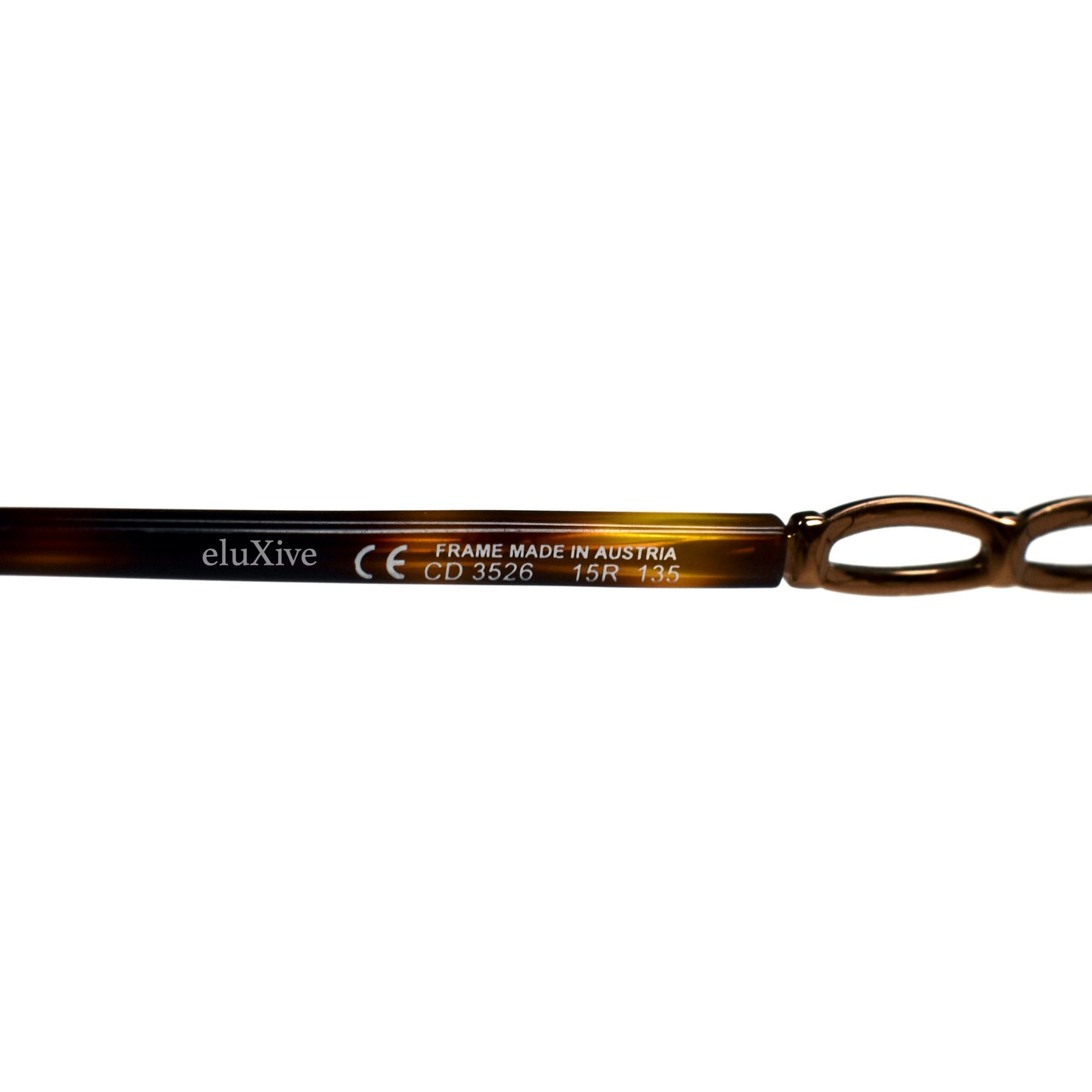 Dior - Vintage Gold Chain Detail Optical Glasses