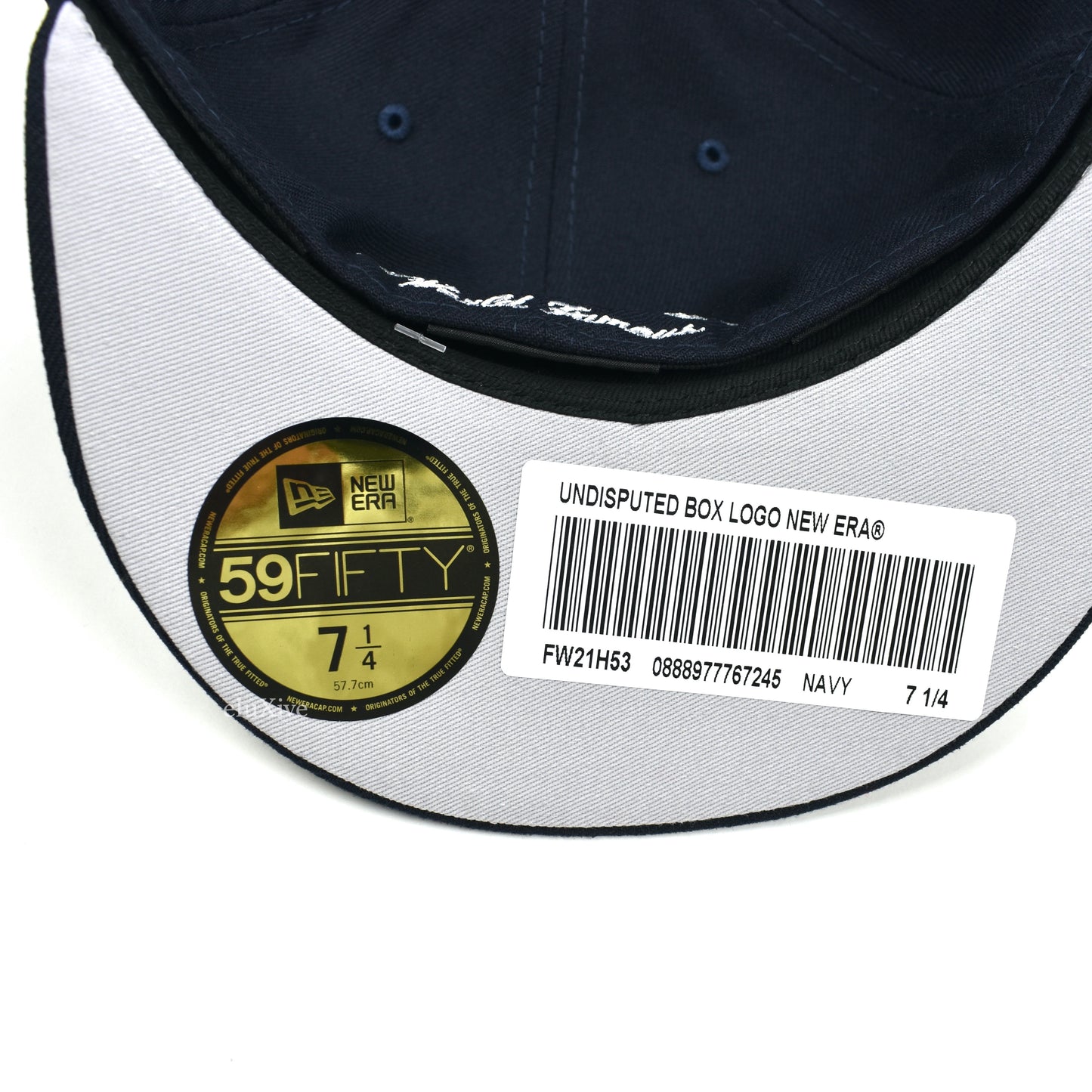 Supreme x New Era - Undisputed Box Logo Hat (Navy)