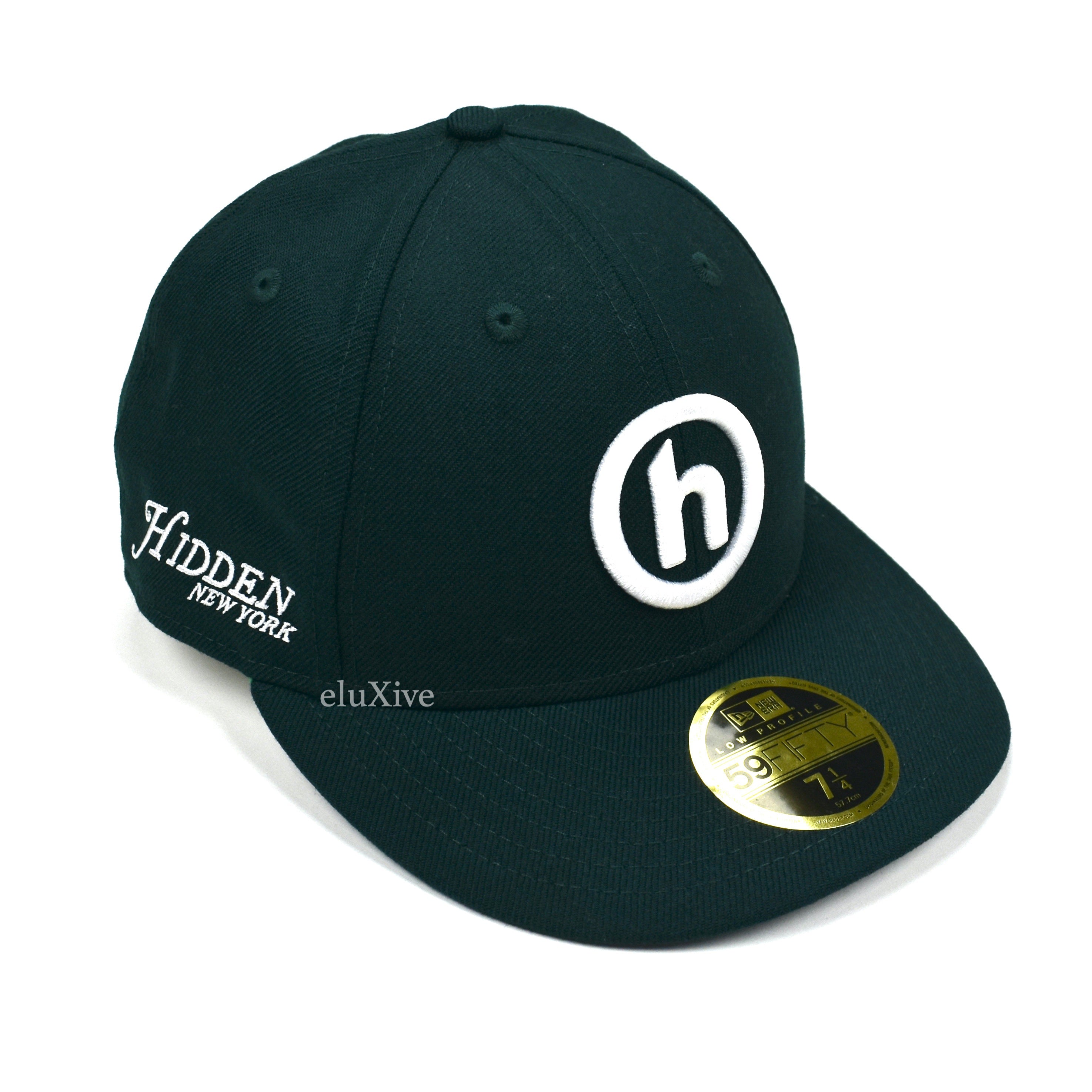 Hidden NY x New Era - Dark Green H Logo Fitted Hat – eluXive
