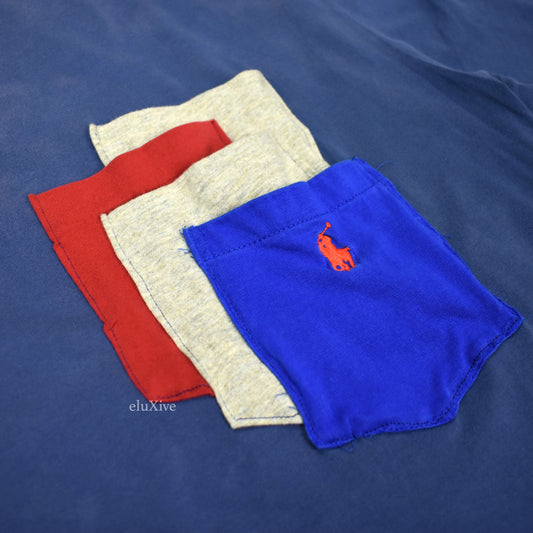 Polo Ralph Lauren - Misplaced Pockets Logo T-Shirt (Navy)