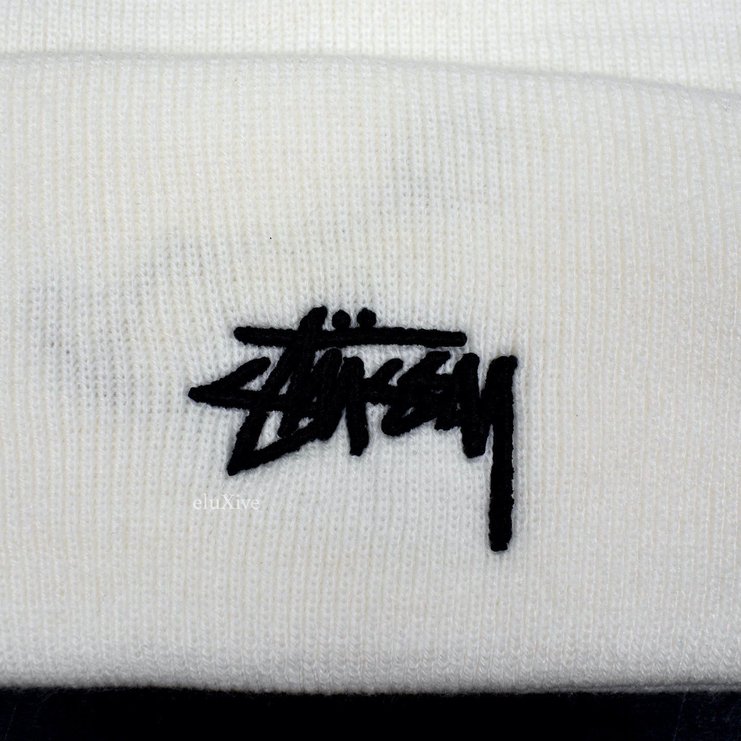 Nike x Stussy - White Logo Embroidered Beanie