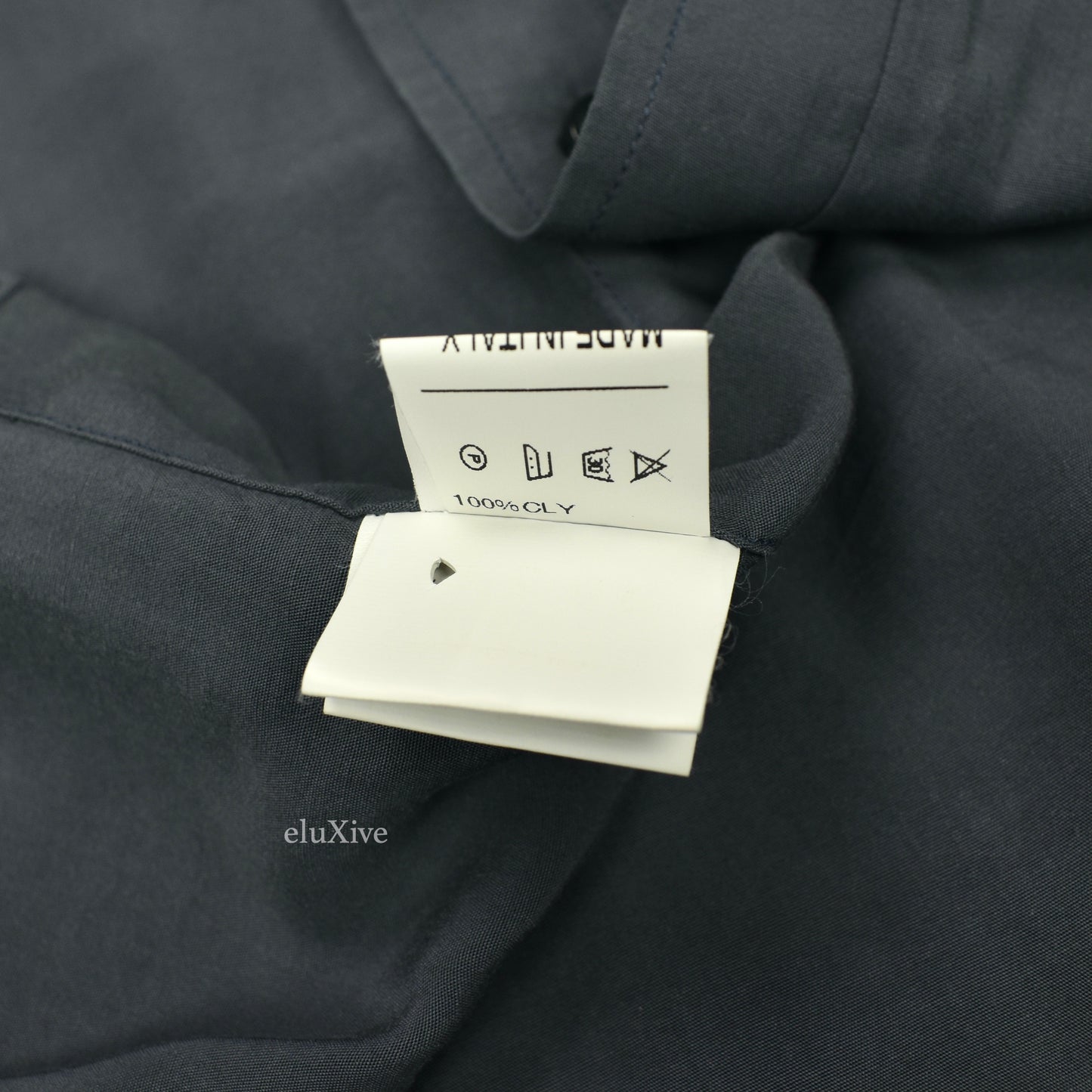 Barba - Dark Gray Lyocell Button Down Shirt