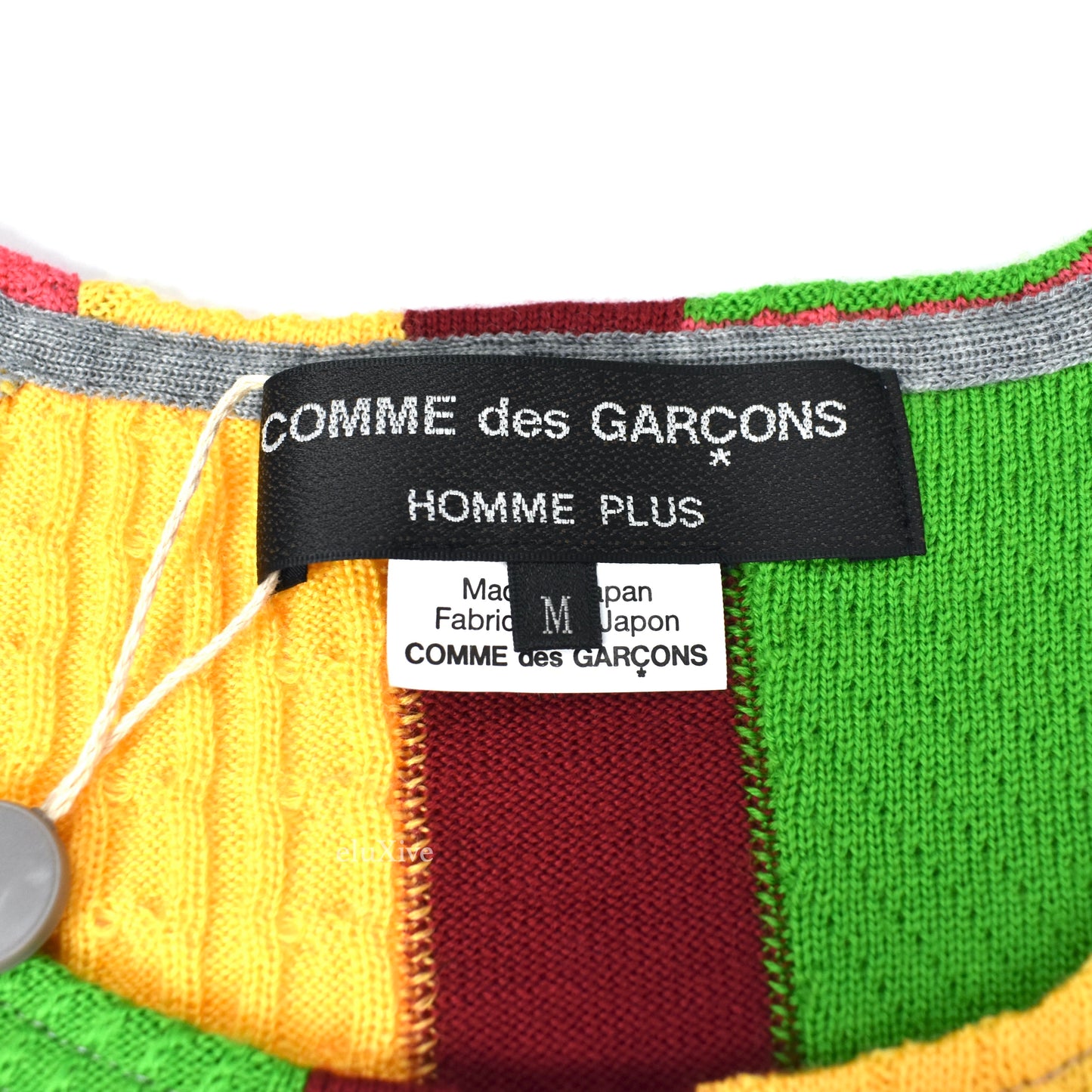 Comme des Garcons - Color Block Patchwork Knit Sweater