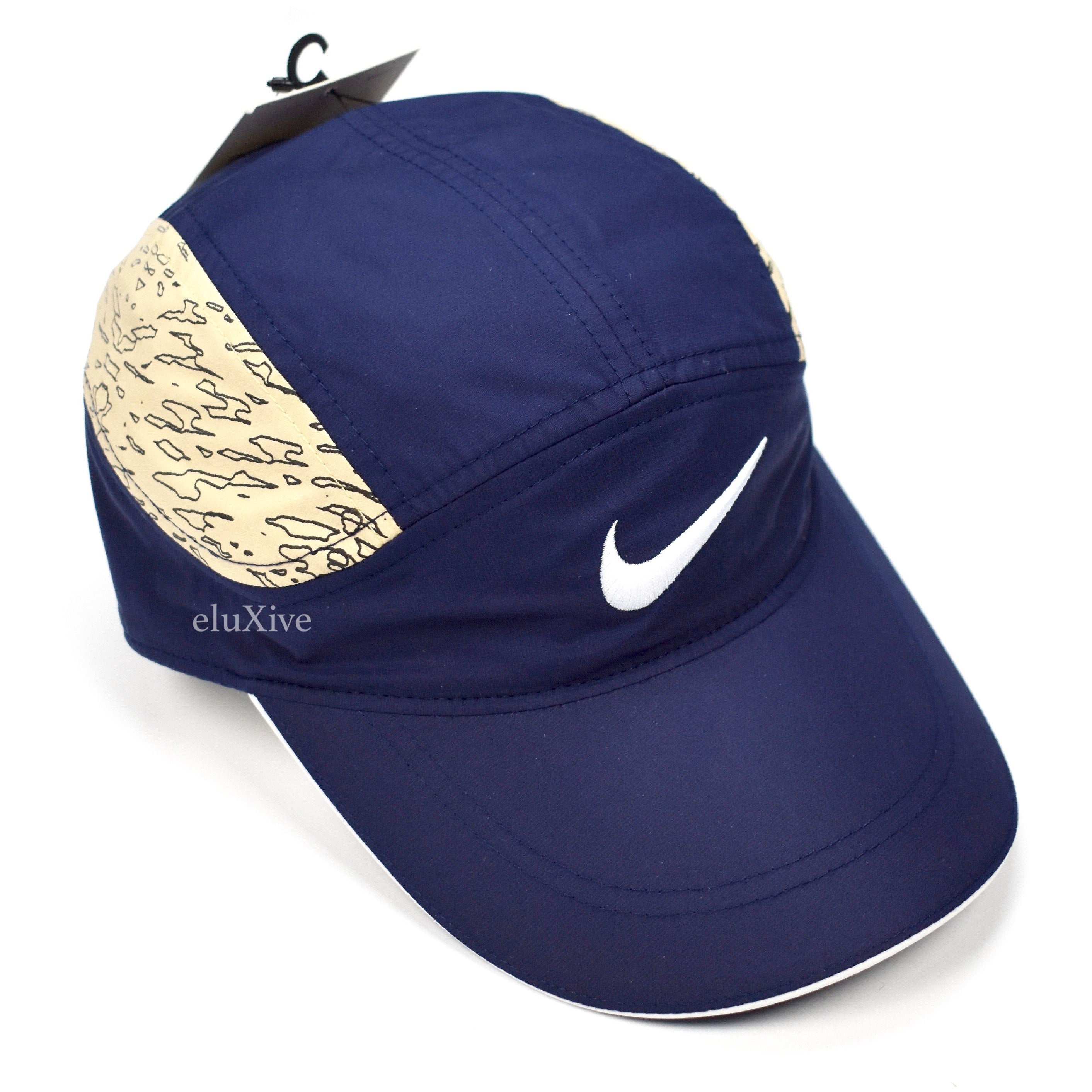 levenslang legaal venster Nike x Cav Empt - Navy Logo Running Hat – eluXive