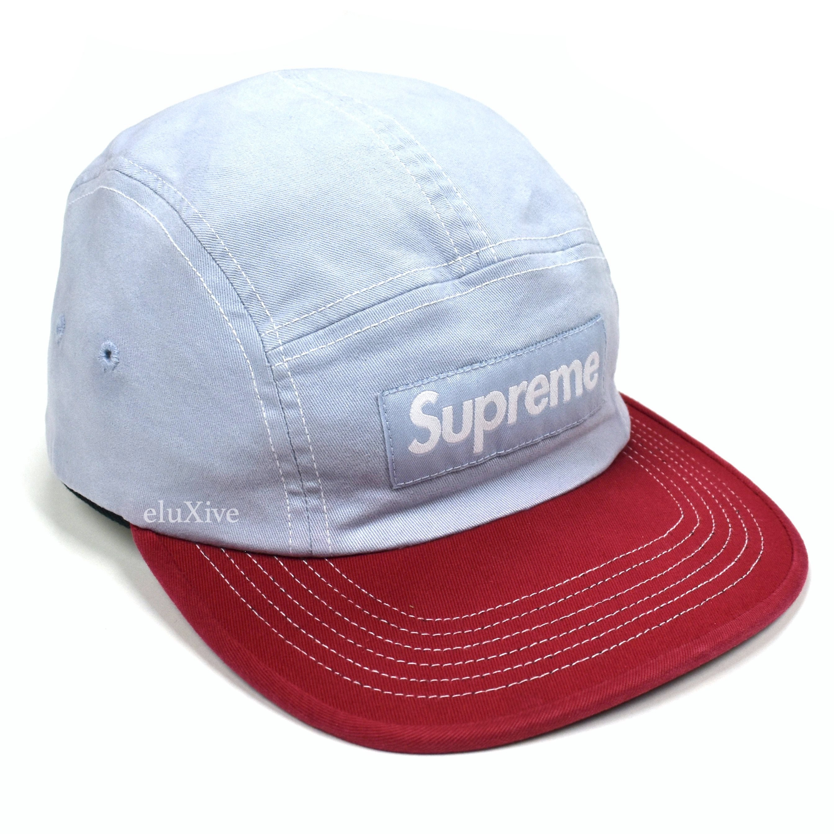 帽子 Supreme 2-Tone Box Logo Camp Cap Navy Supreme 2-Tone Camp Cap (FW23) - $48