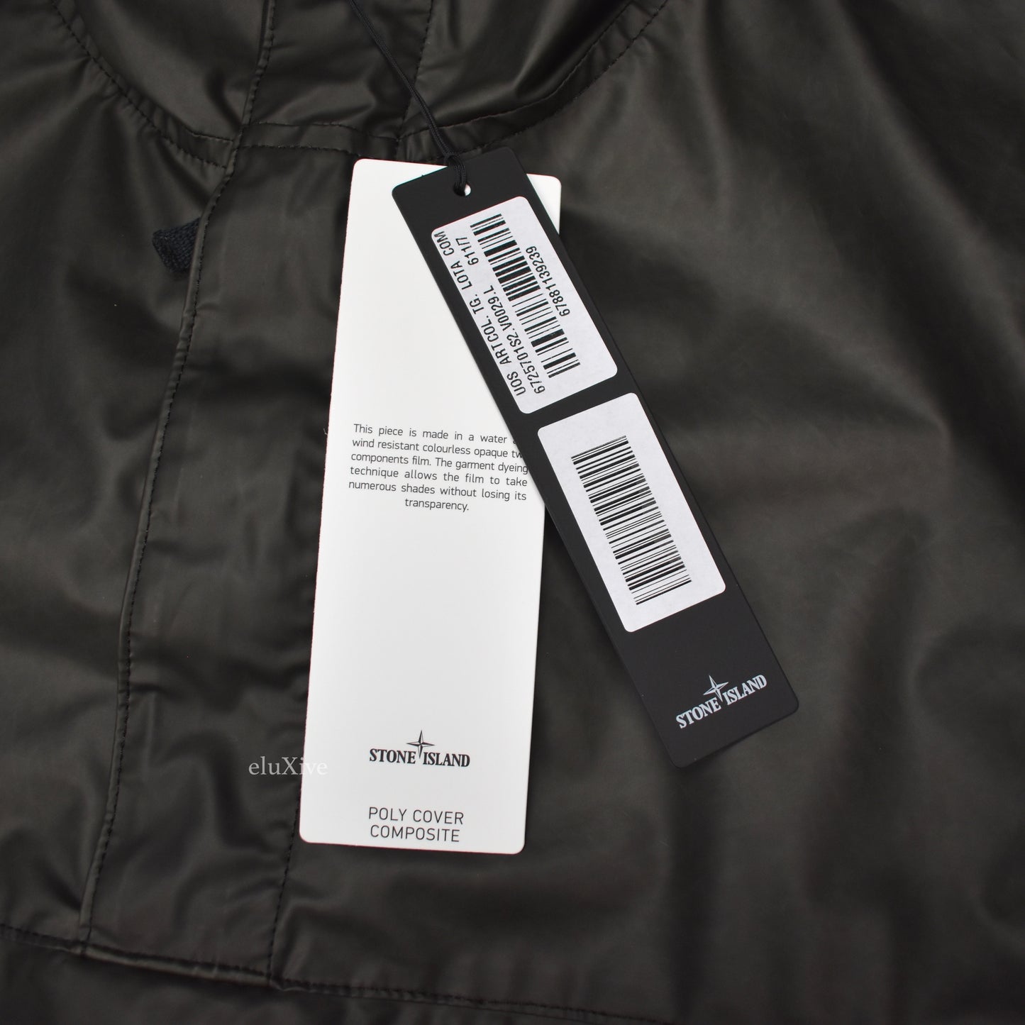 Supreme x Stone Island - Poly Cover Anorak (Black)